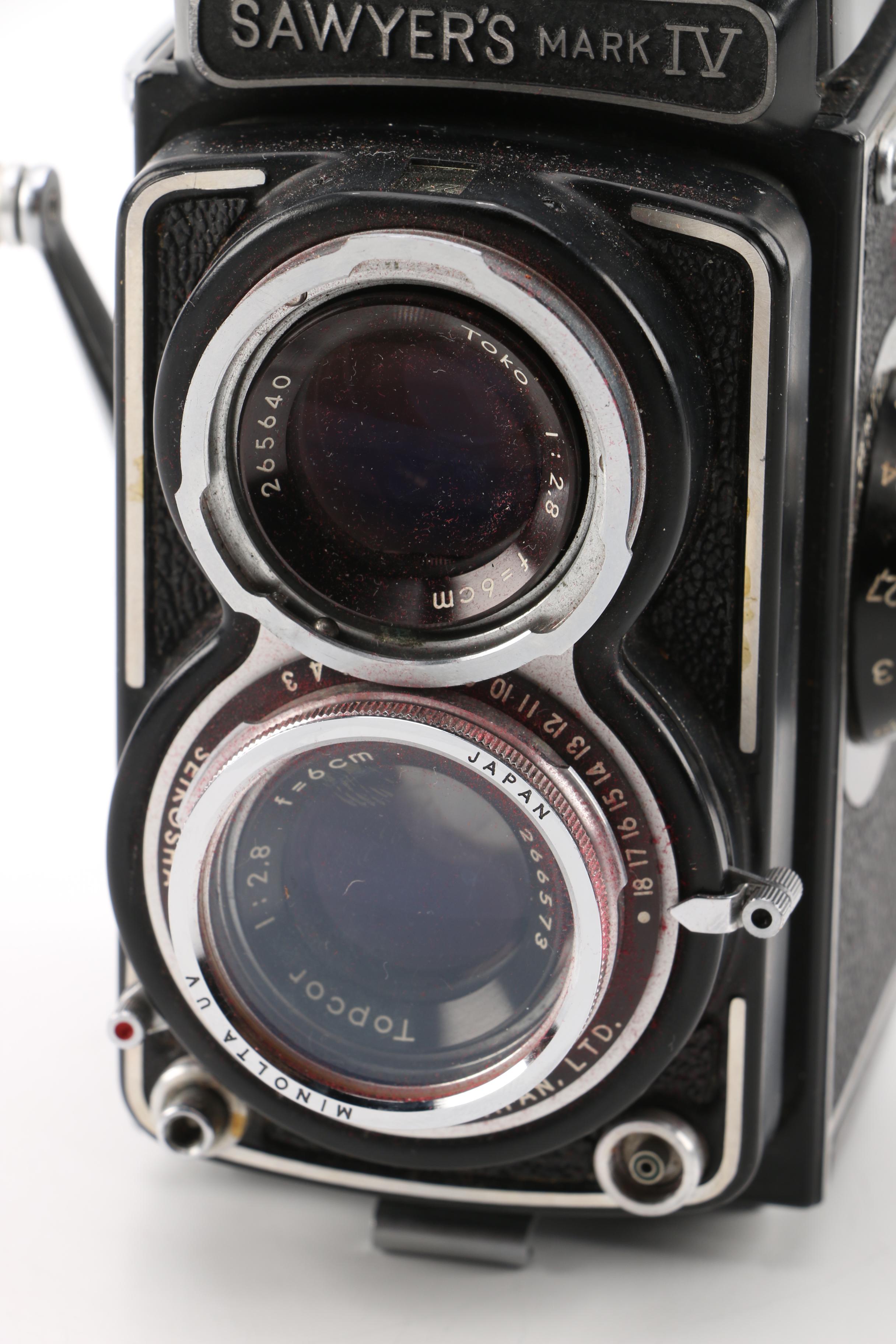 Vintage Sawyer's Mark IV Camera with Case