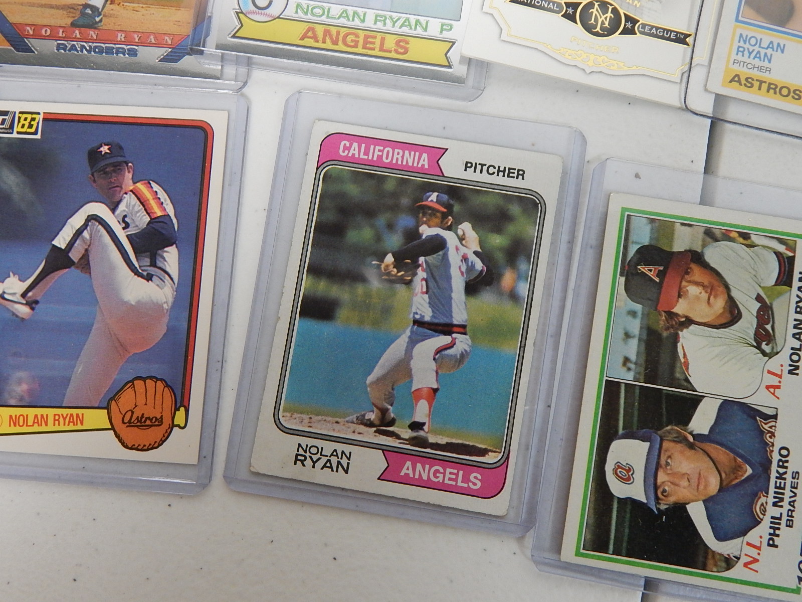 MLB Nolan Ryan Baseball Card Collection and Memorabilia