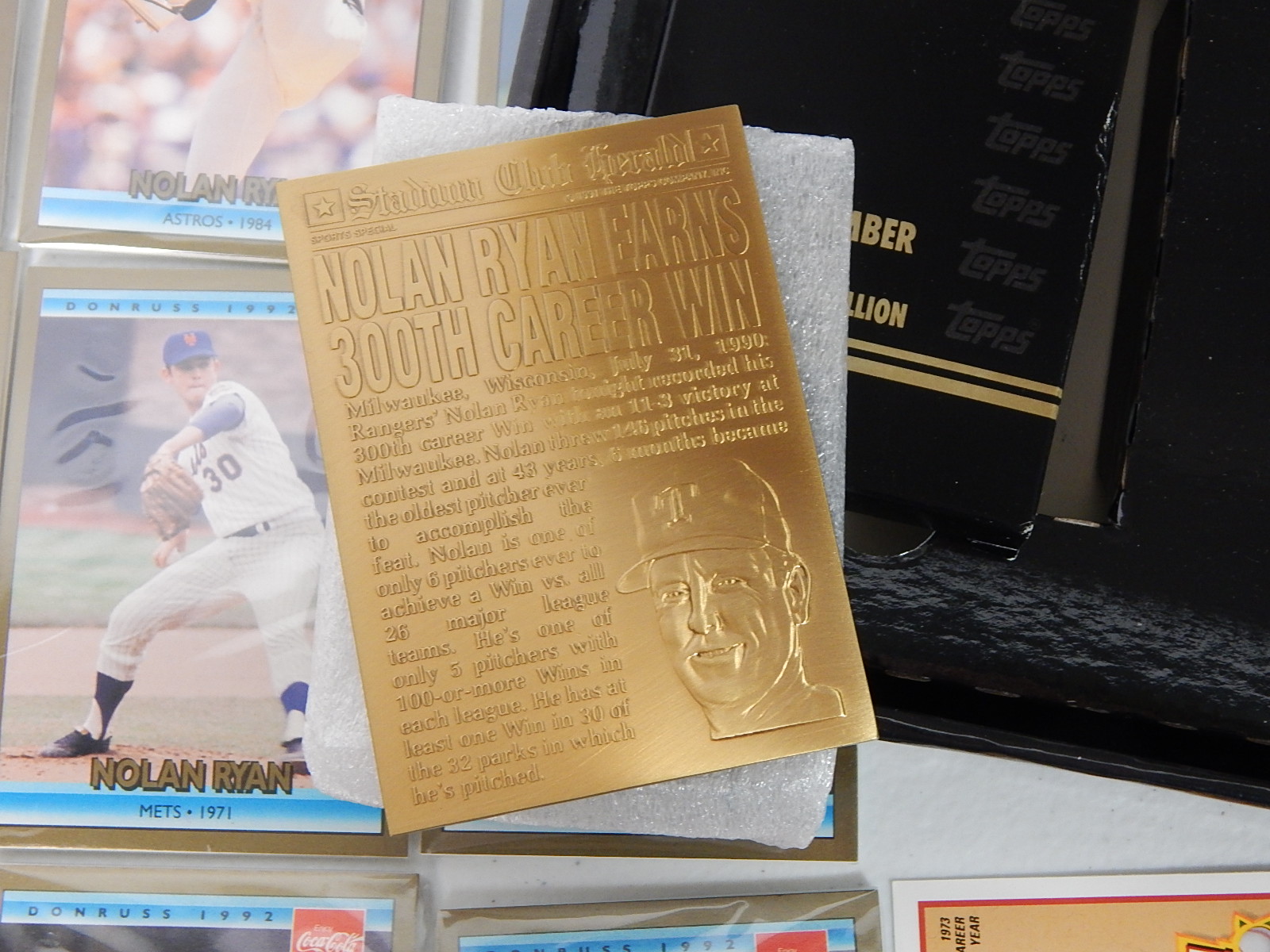 MLB Nolan Ryan Baseball Card Collection and Memorabilia