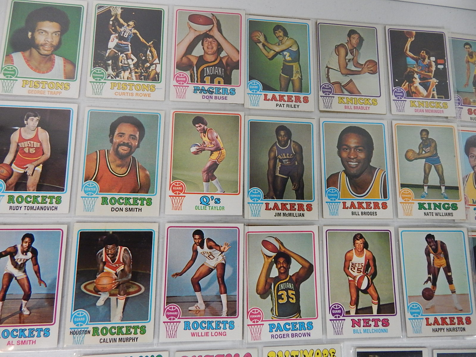 Vintage NBA Basketball Card Collection - 1972 to 1974