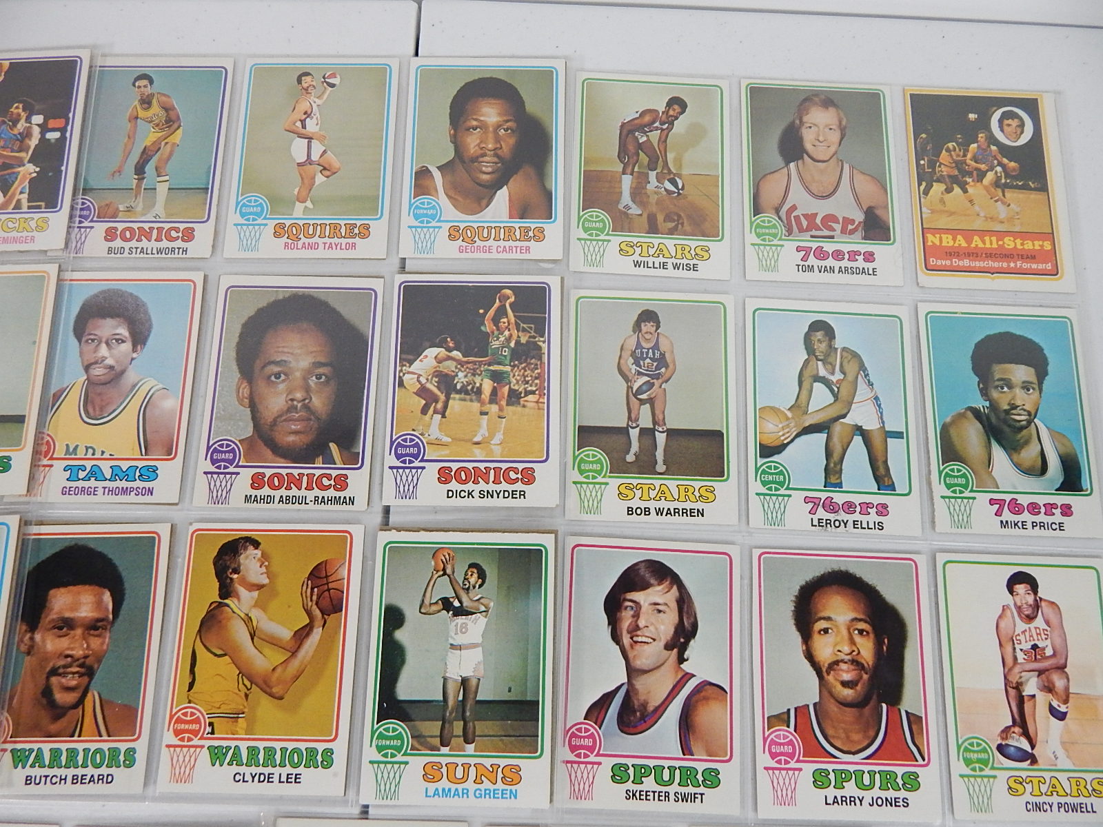 Vintage NBA Basketball Card Collection - 1972 to 1974