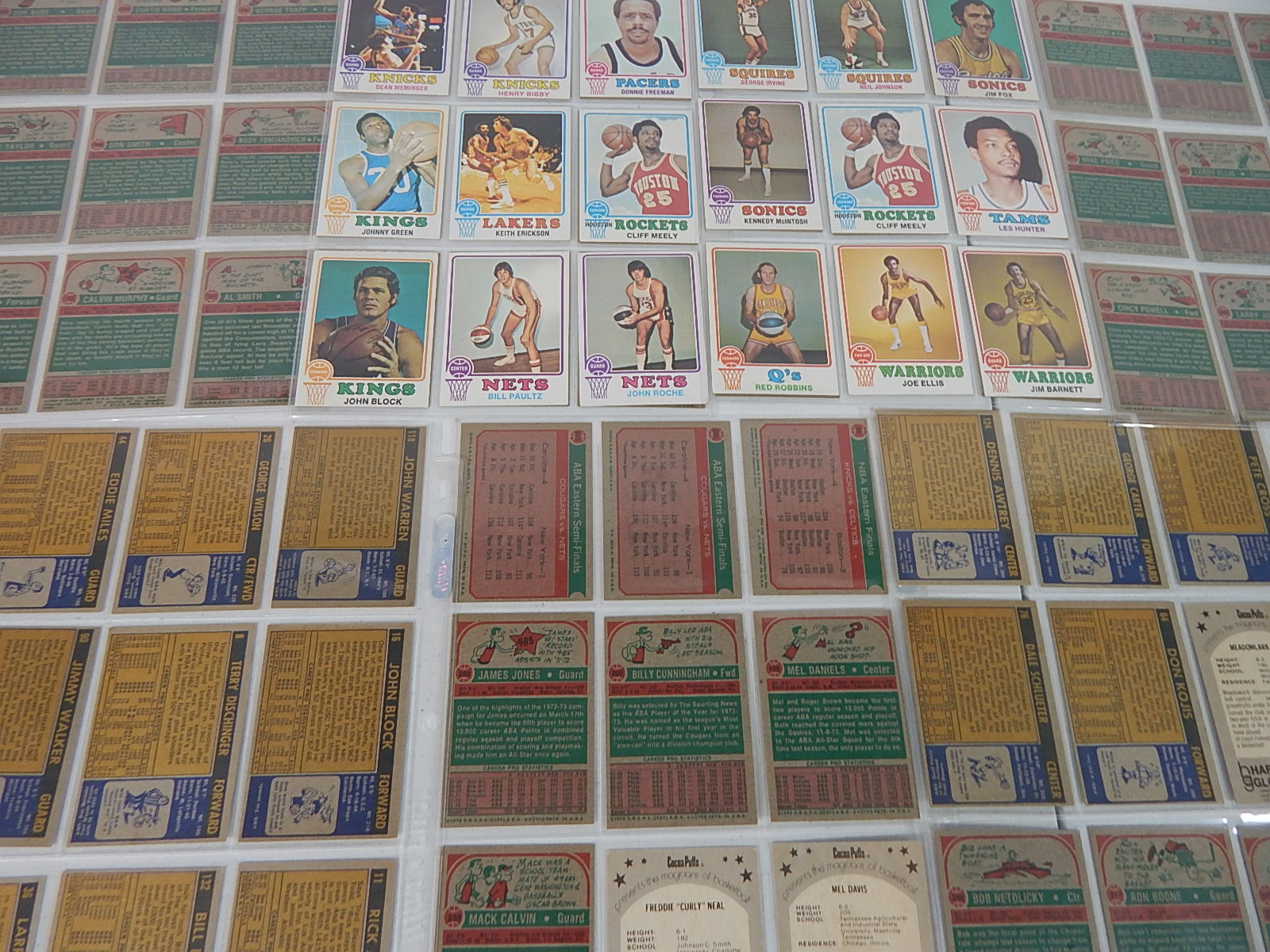 Vintage NBA Basketball Card Collection - 1972 to 1974