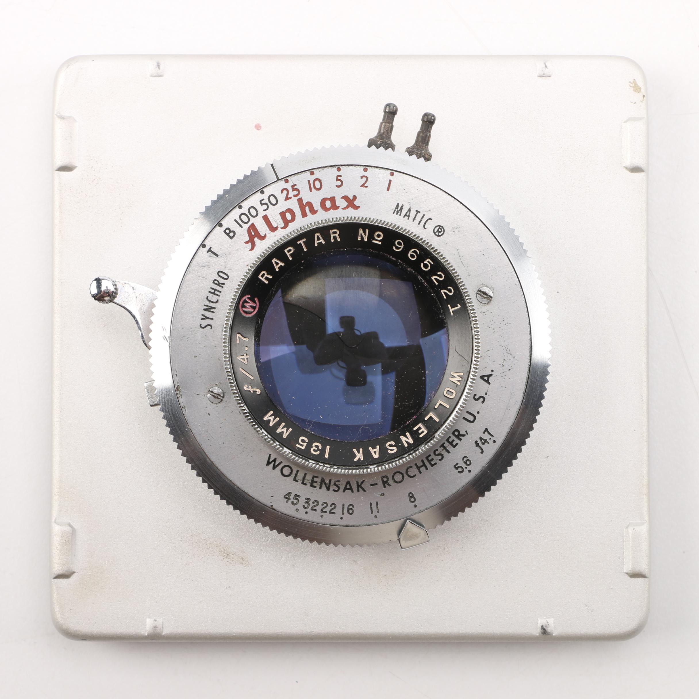 Vintage Wollensak and Gauthier Camera Shutters and Lenses