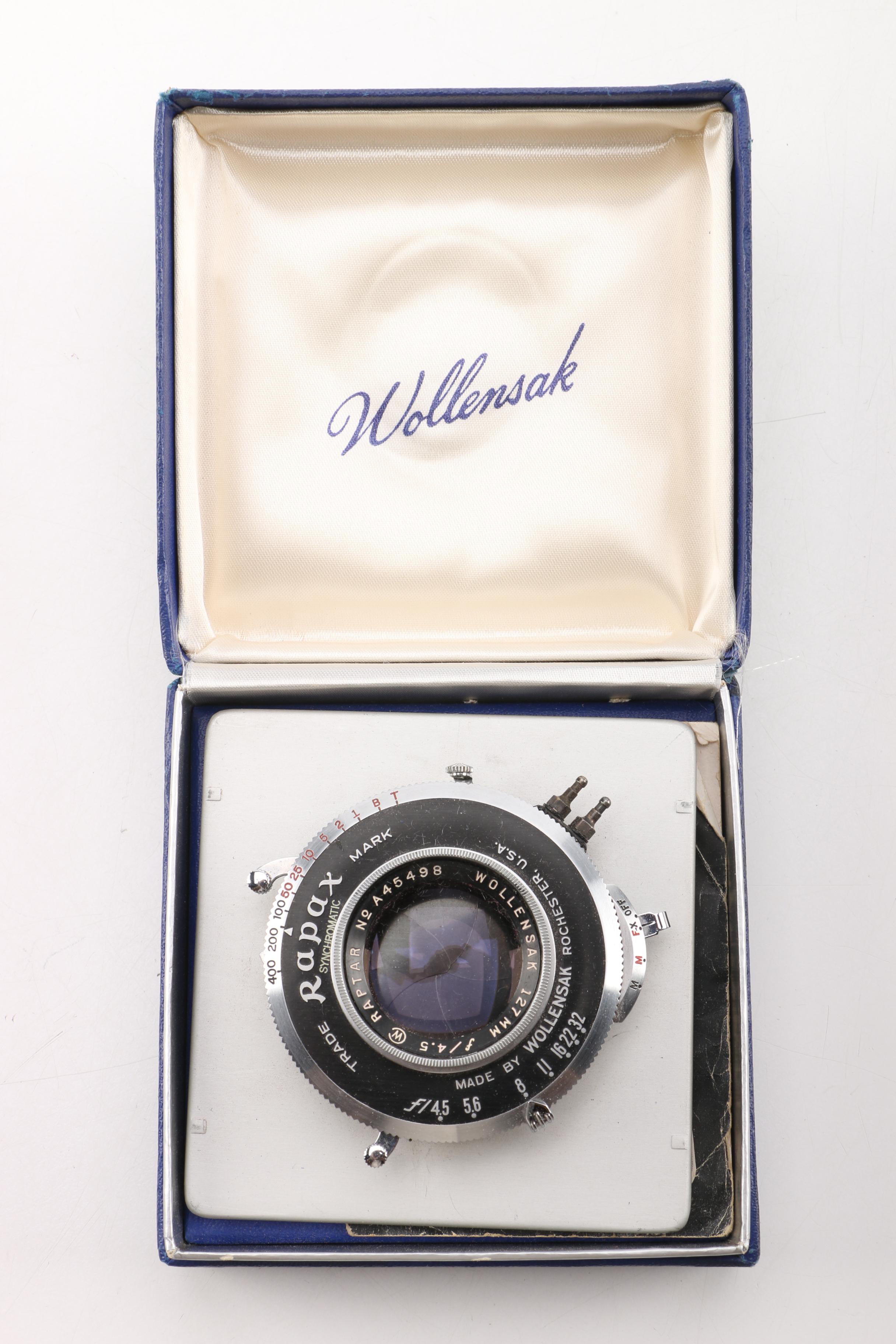 Vintage Wollensak and Gauthier Camera Shutters and Lenses