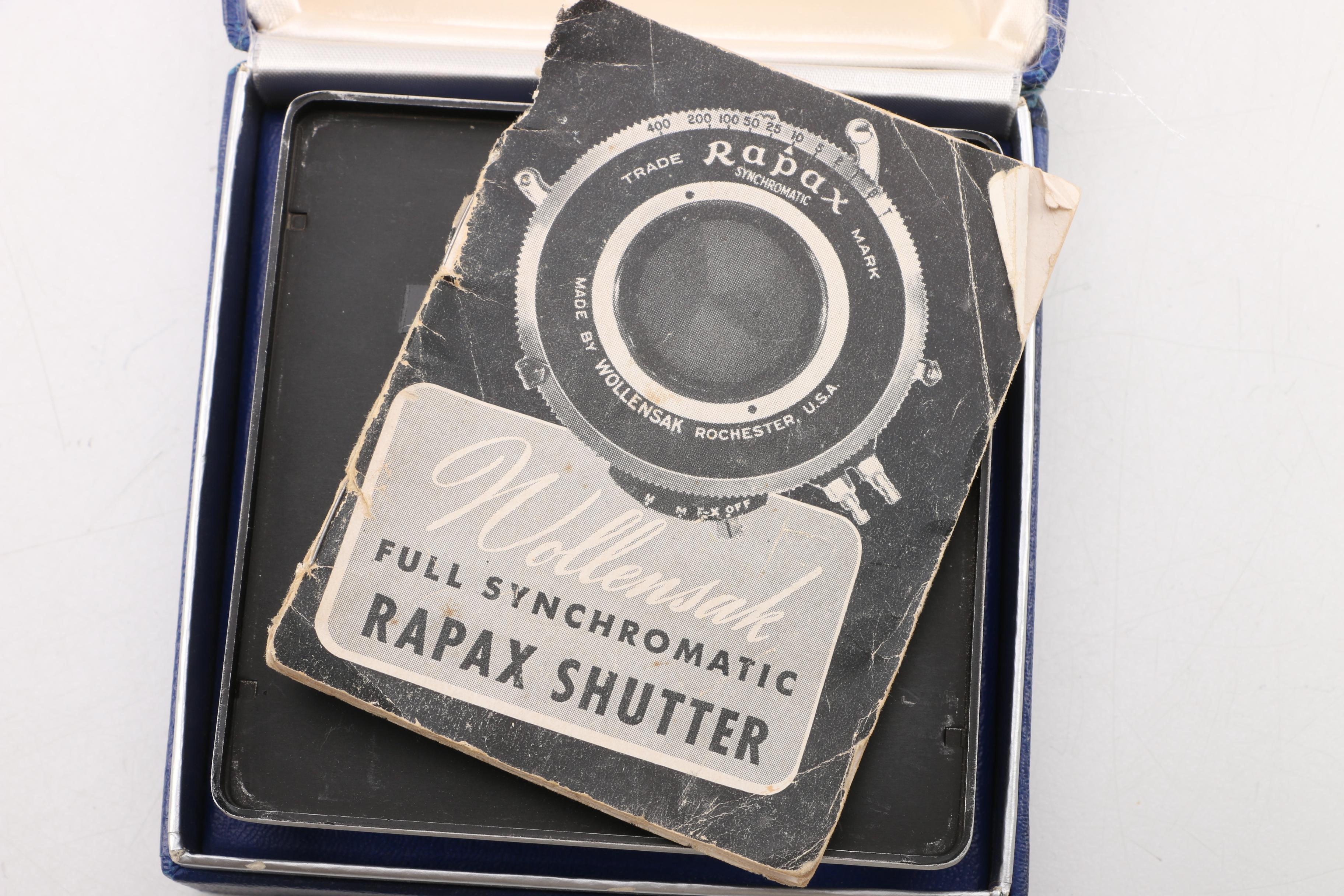 Vintage Wollensak and Gauthier Camera Shutters and Lenses