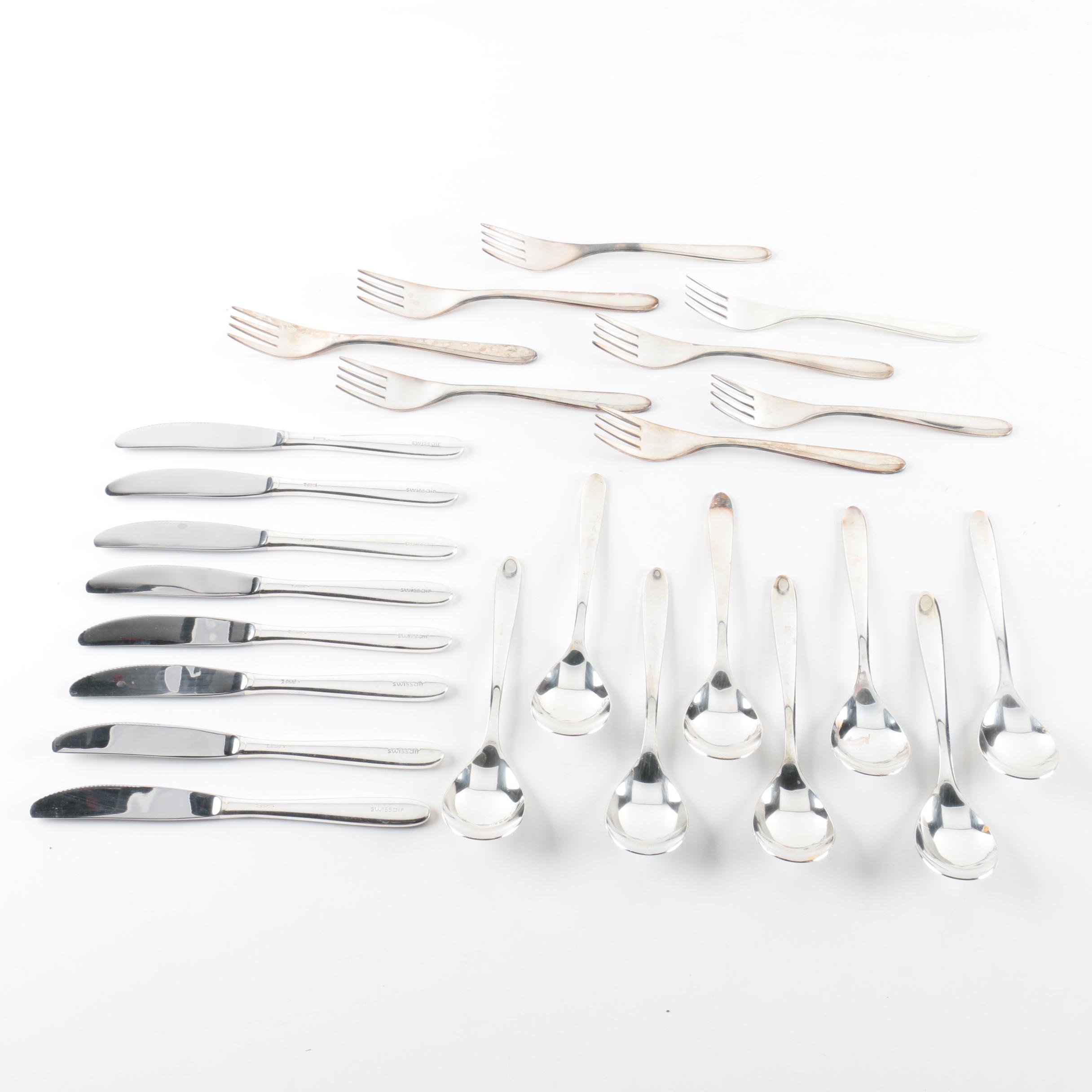 Swissair Airline Stainless Steel Flatware