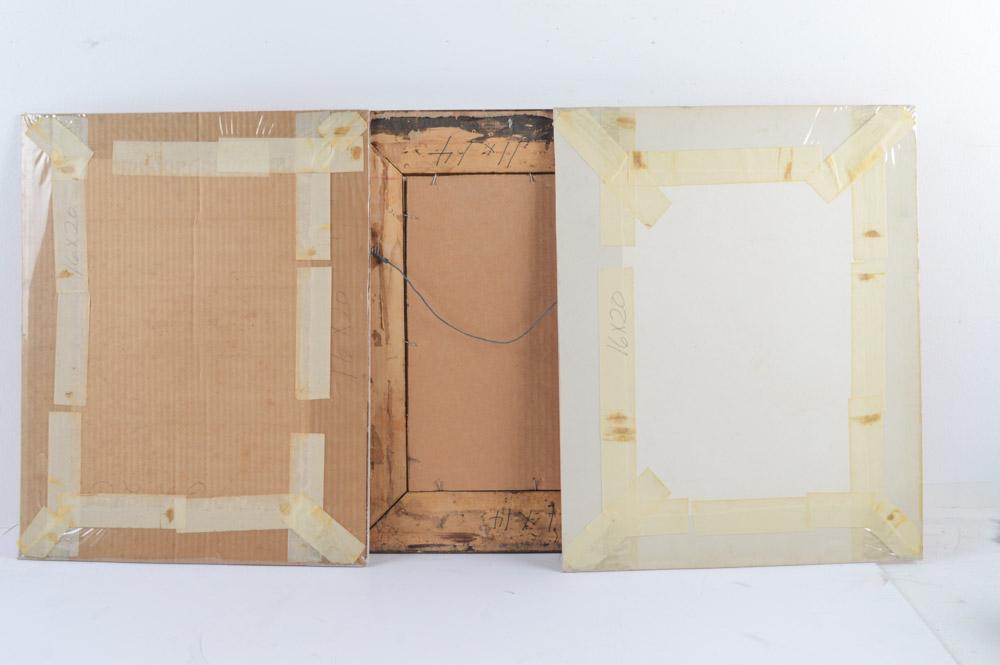 Watercolors of Medieval Stage Character Costumes by C. Fortini