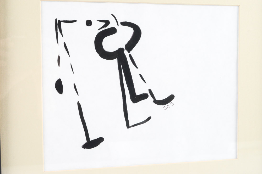 Sumi Ink Painting by Suzanne Saul