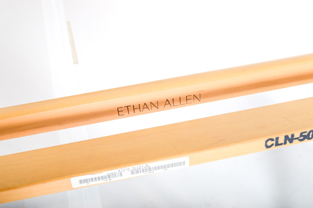 Ethan Allen Glass-Top Coffee Table