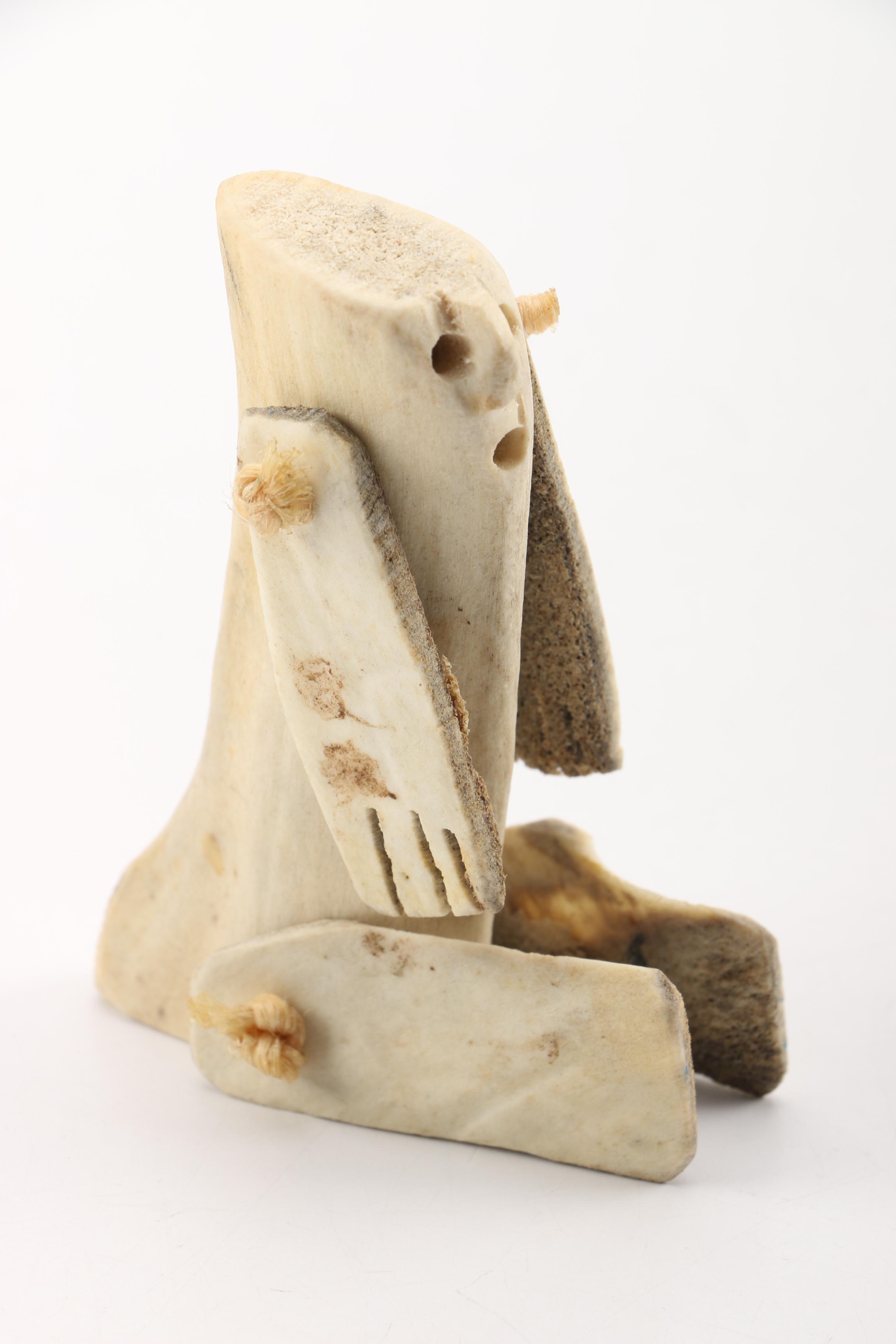 Caribou Antler Doll from Canada