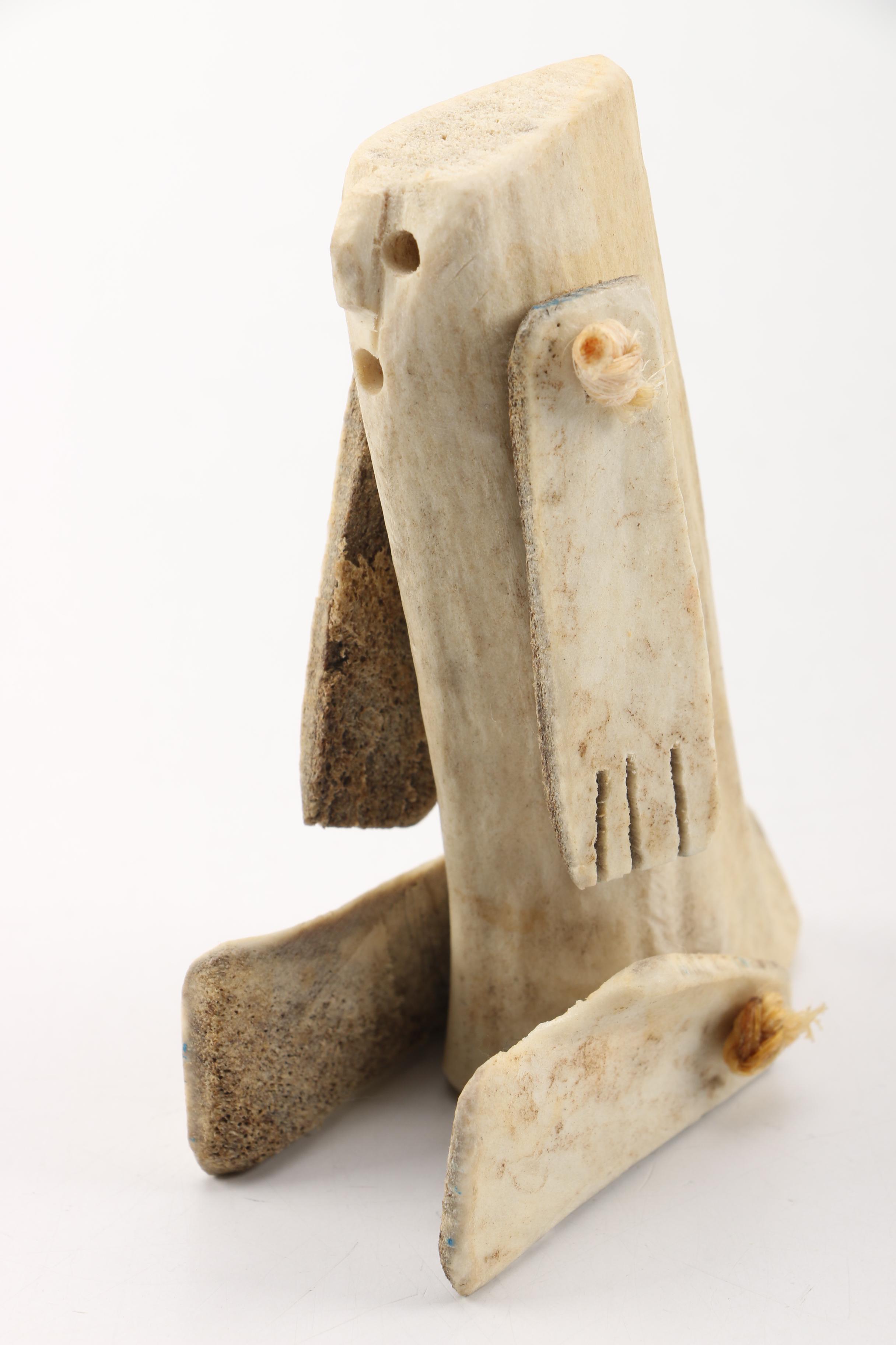 Caribou Antler Doll from Canada