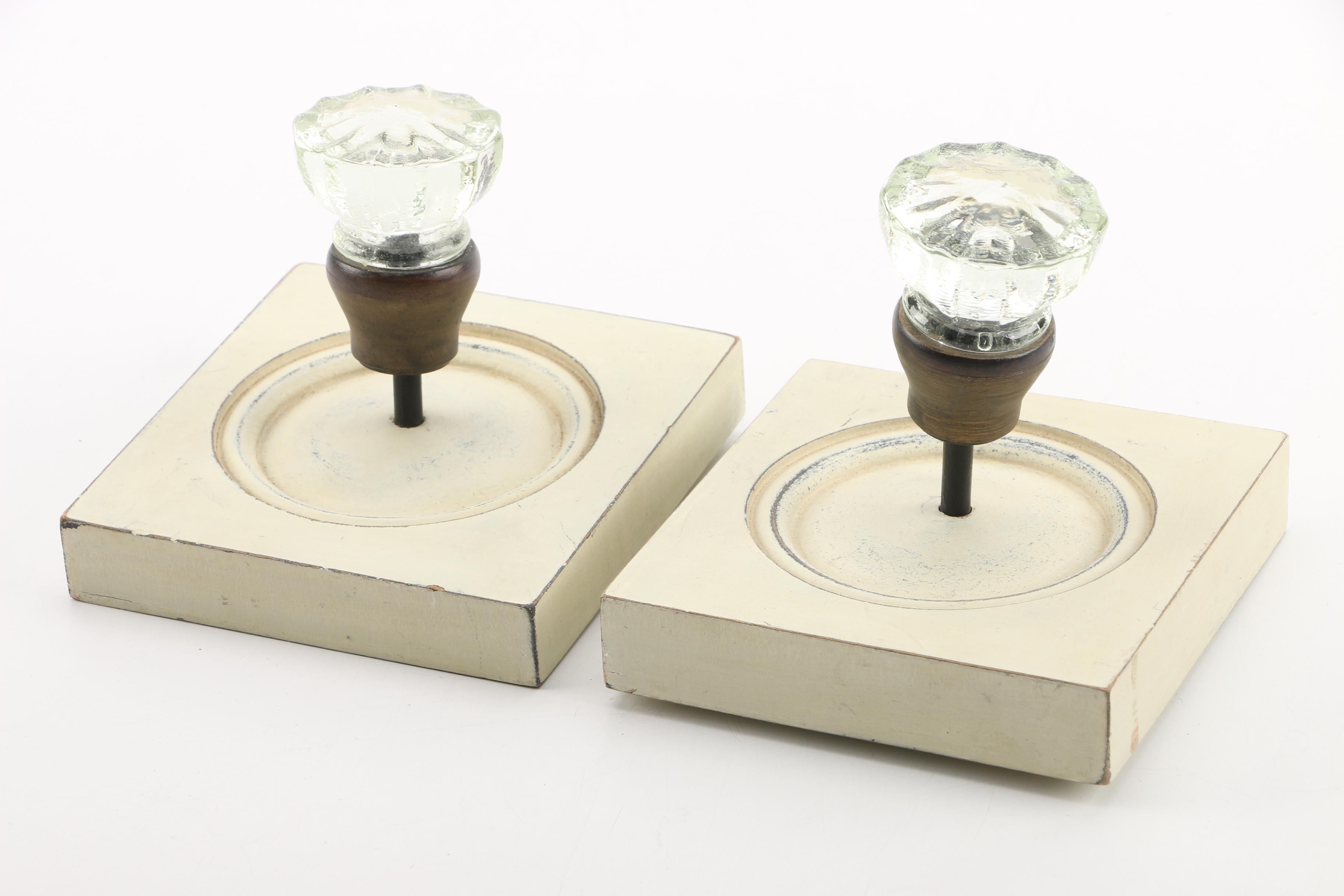 Glass Door Knobs and Wall Decor