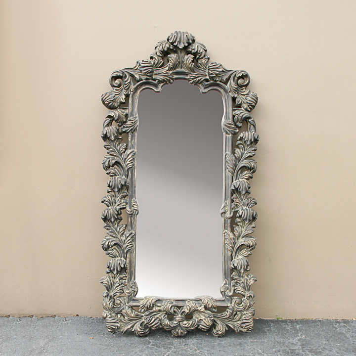 Ornate Foliate Themed Full Length Mirror