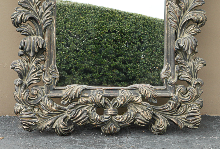 Ornate Foliate Themed Full Length Mirror
