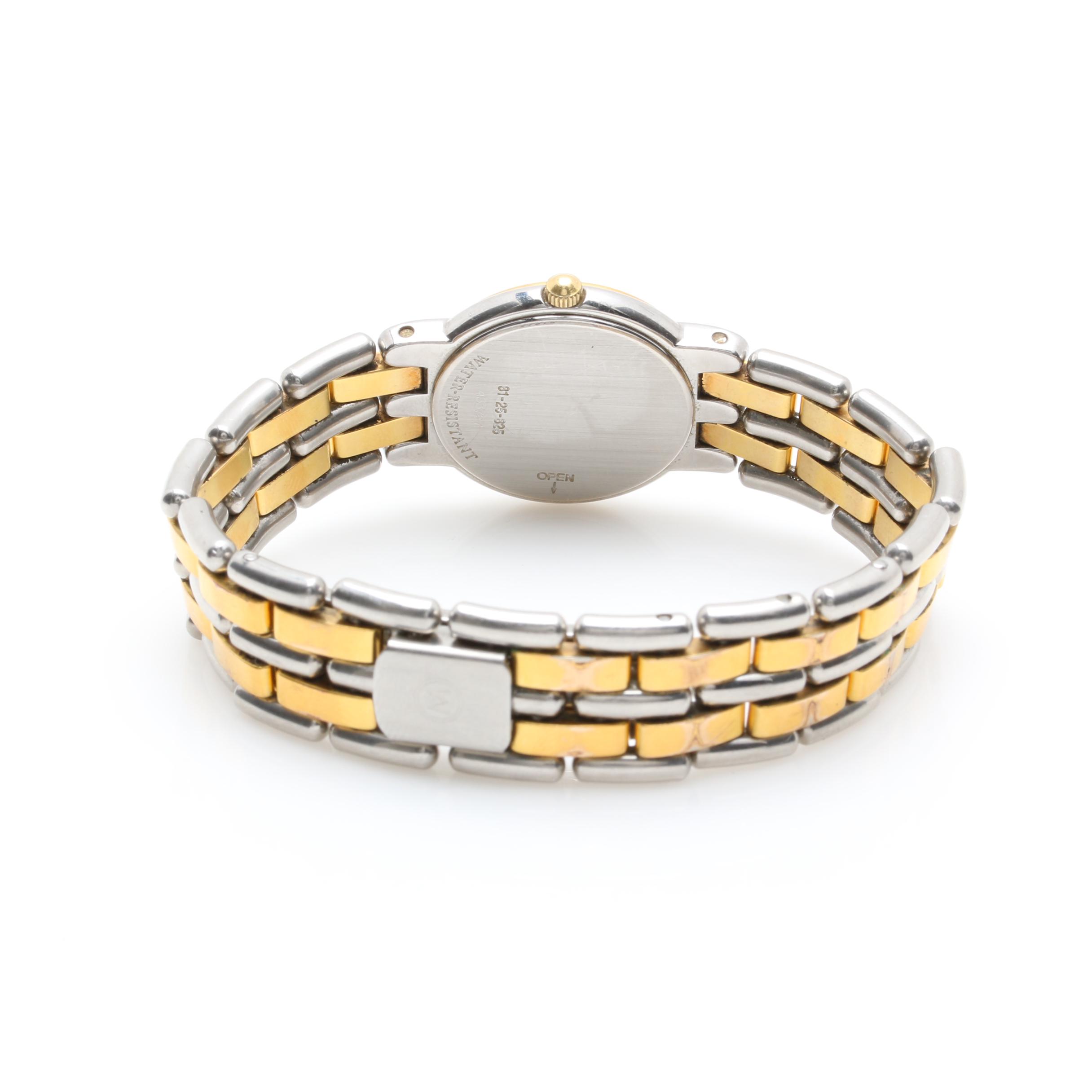 Two Tone Movado "Museum" Watch