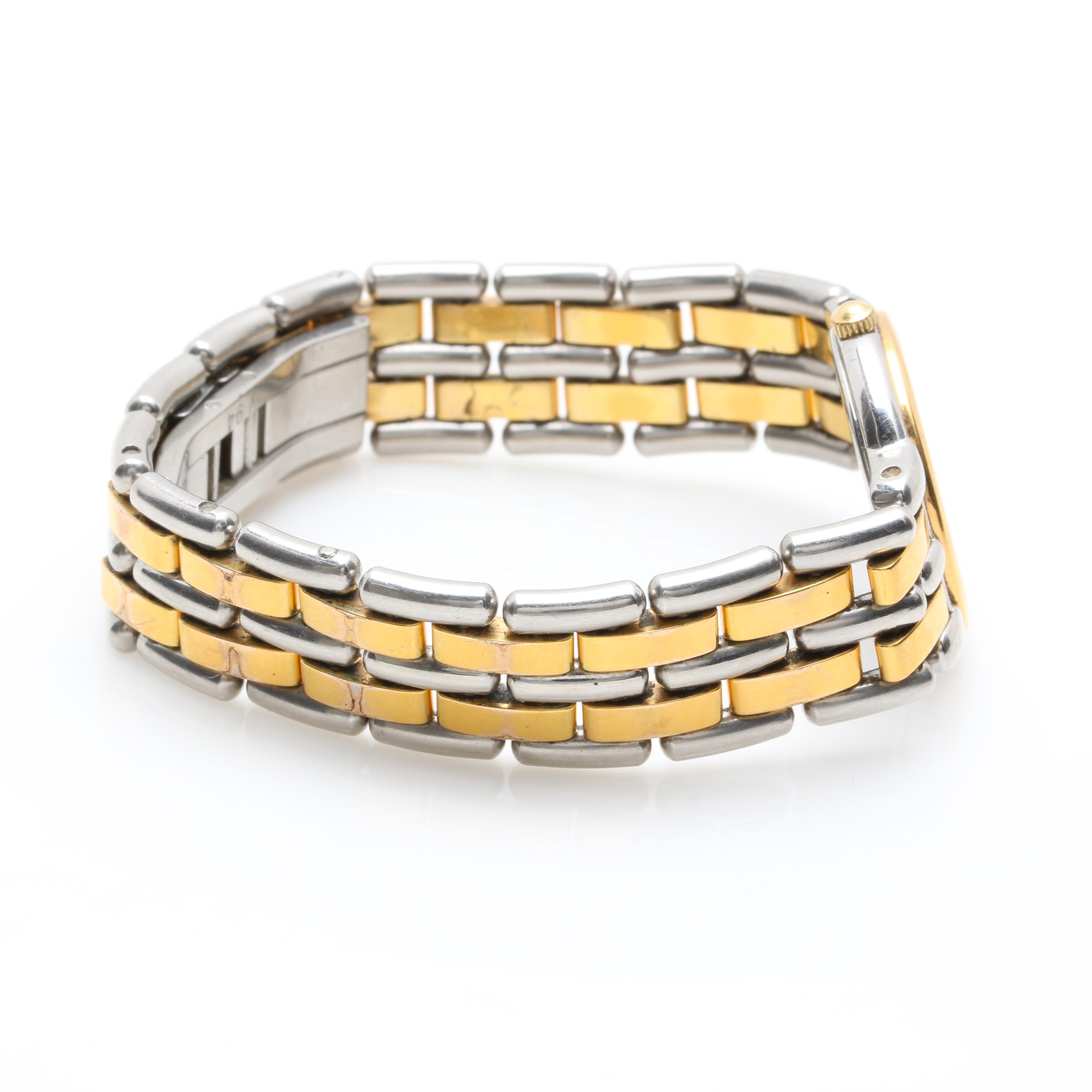 Two Tone Movado "Museum" Watch