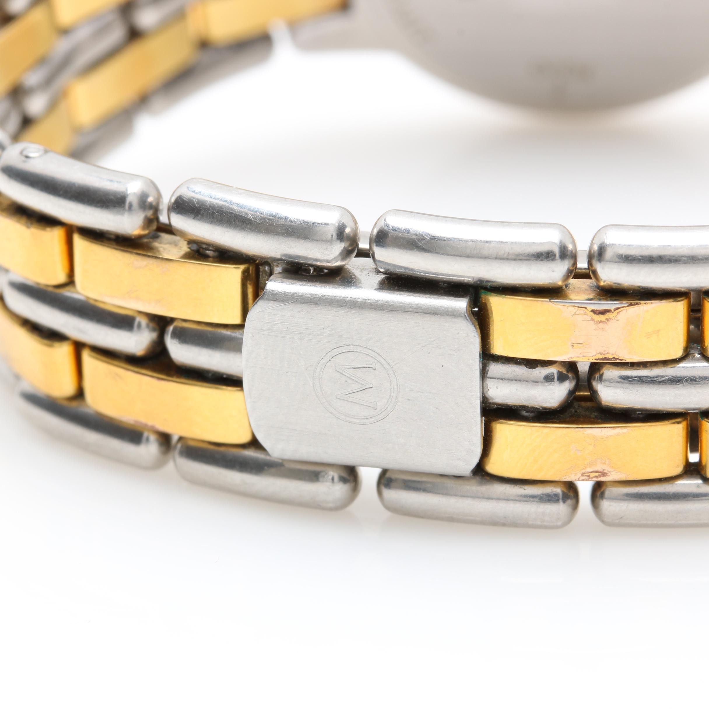 Two Tone Movado "Museum" Watch