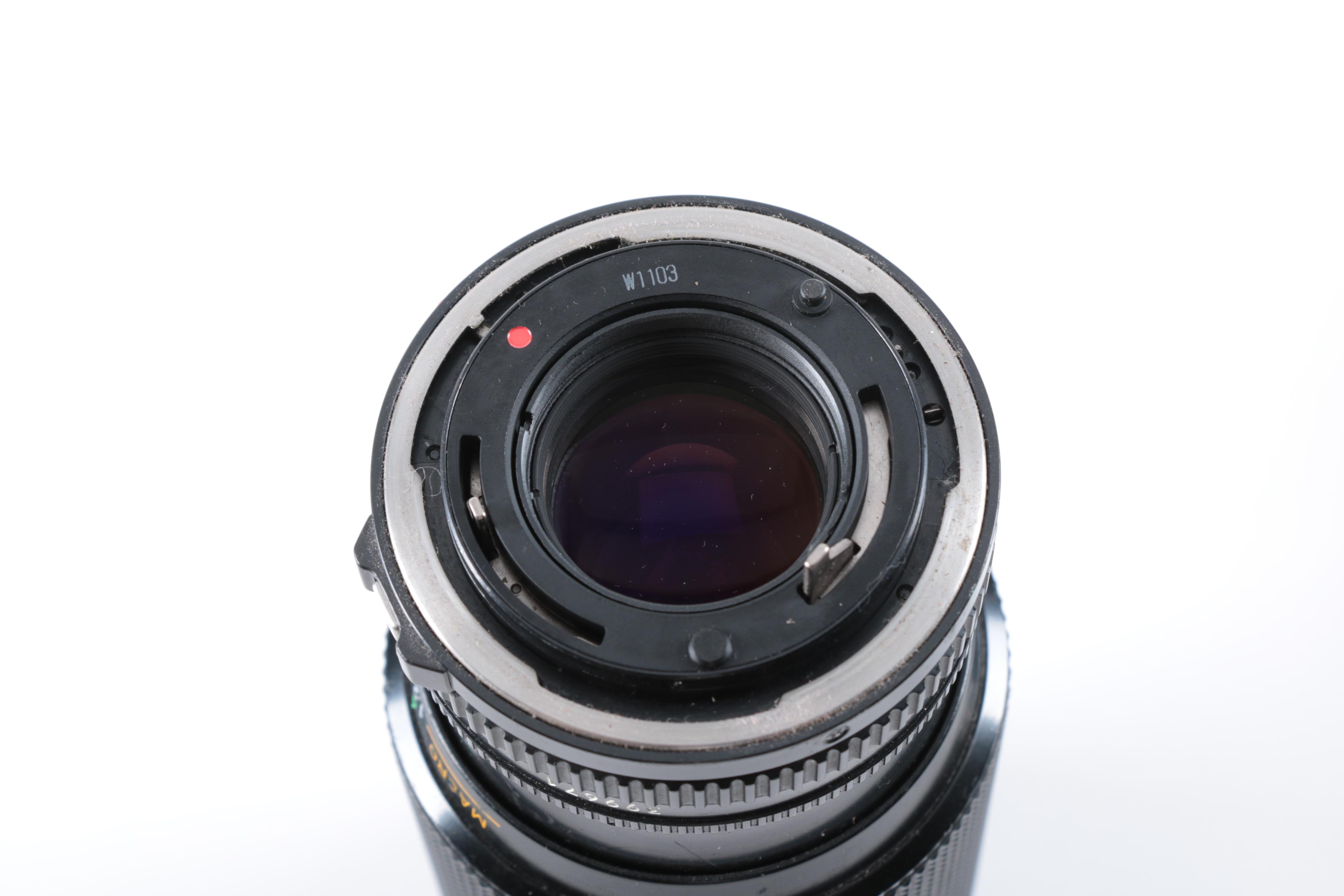 Vintage Canon AE-1 Program Camera with Accessories