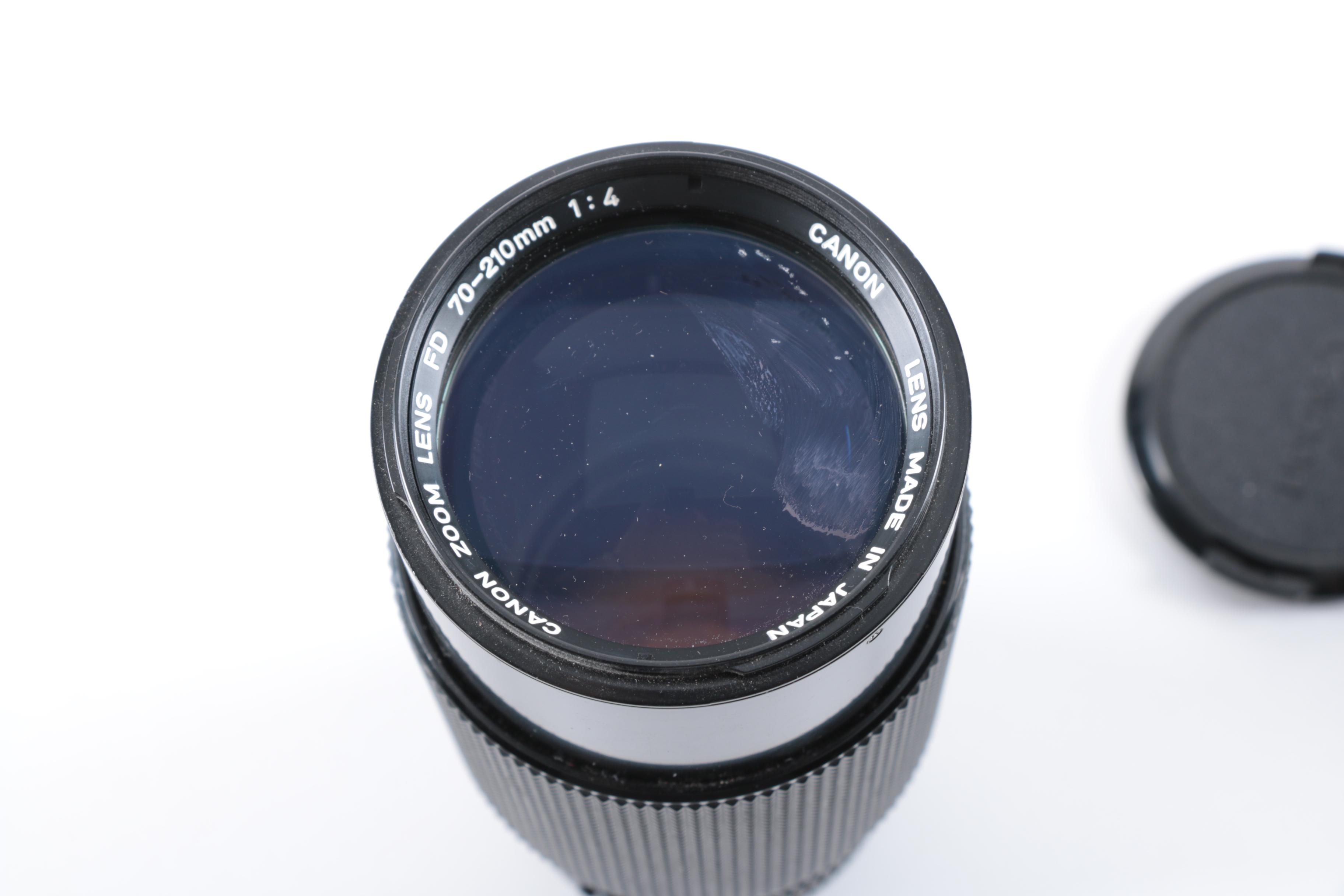 Vintage Canon AE-1 Program Camera with Accessories