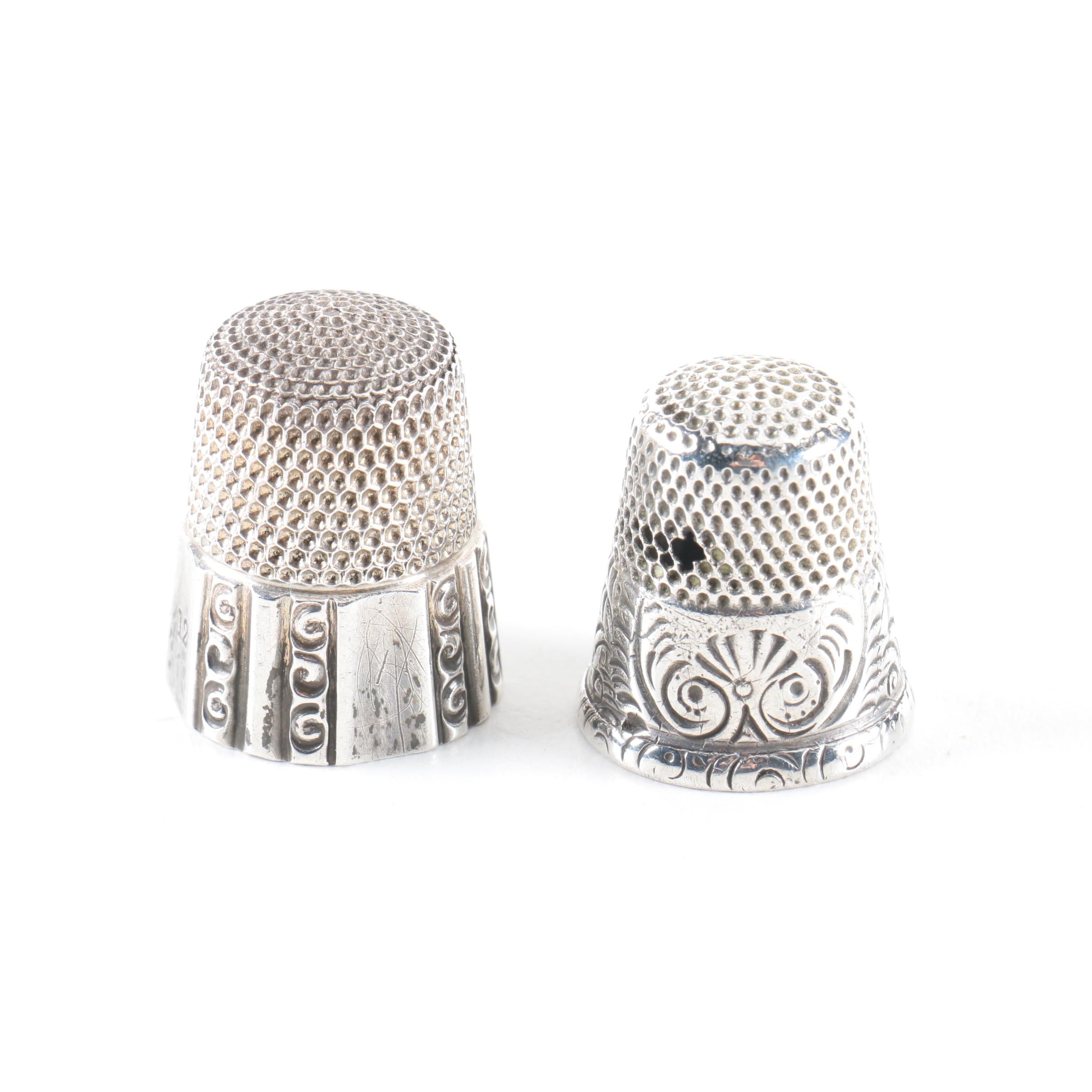 Sterling Silver Thimble Assortment