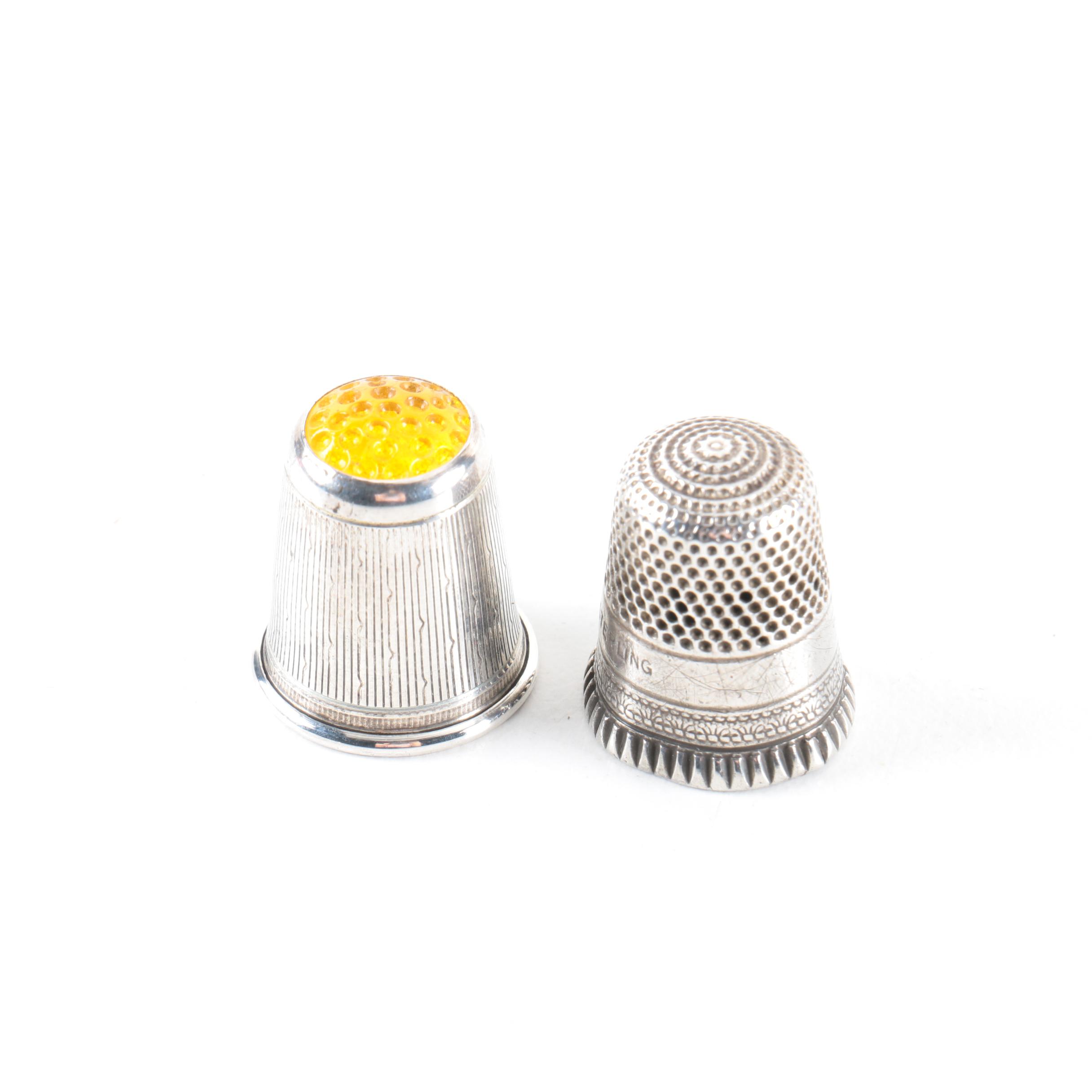 Sterling Silver Thimble Assortment