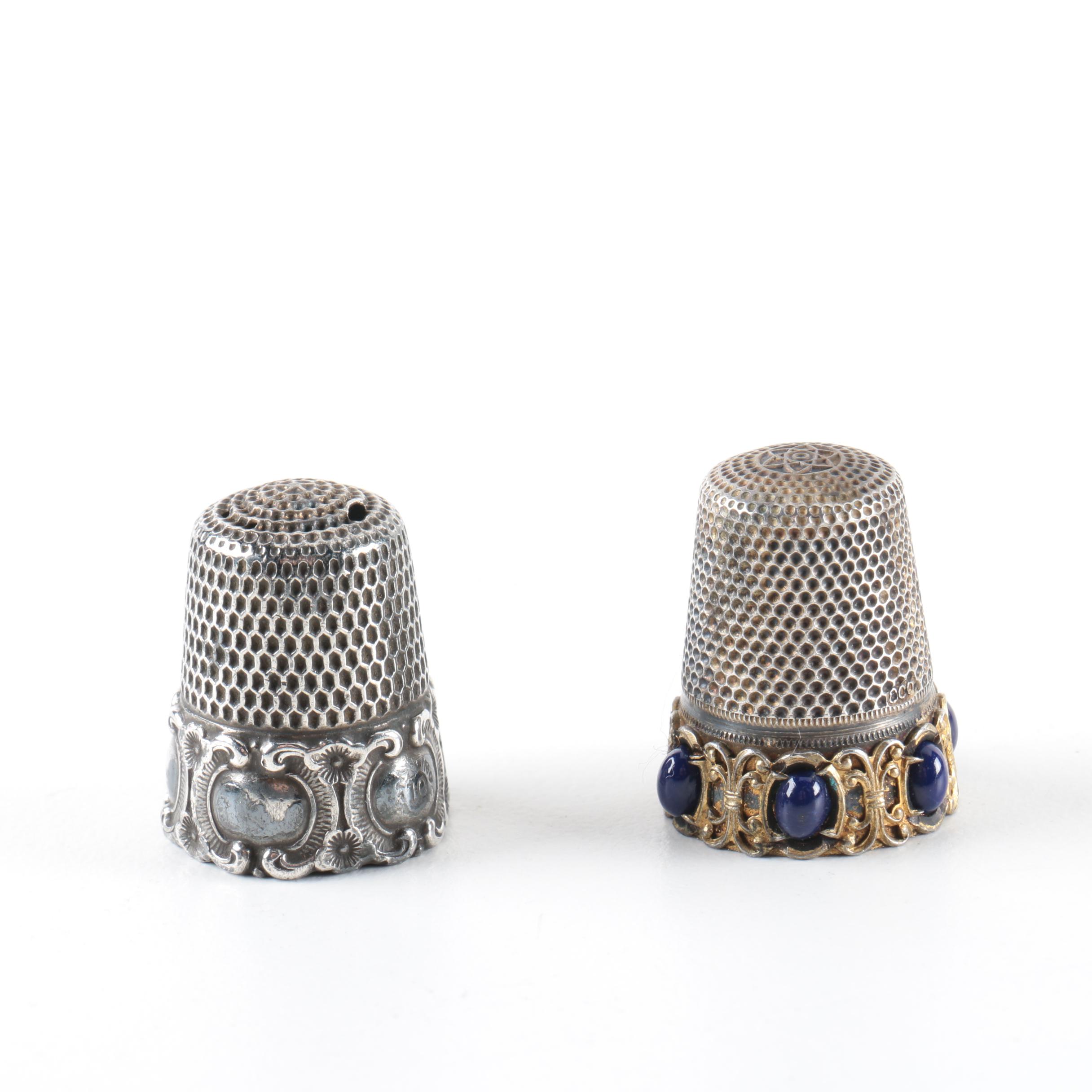 Sterling Silver Thimble Collection