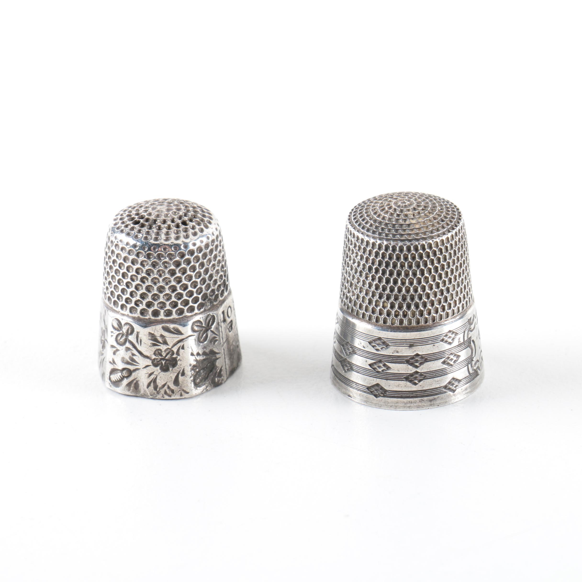 Sterling Silver Thimble Collection