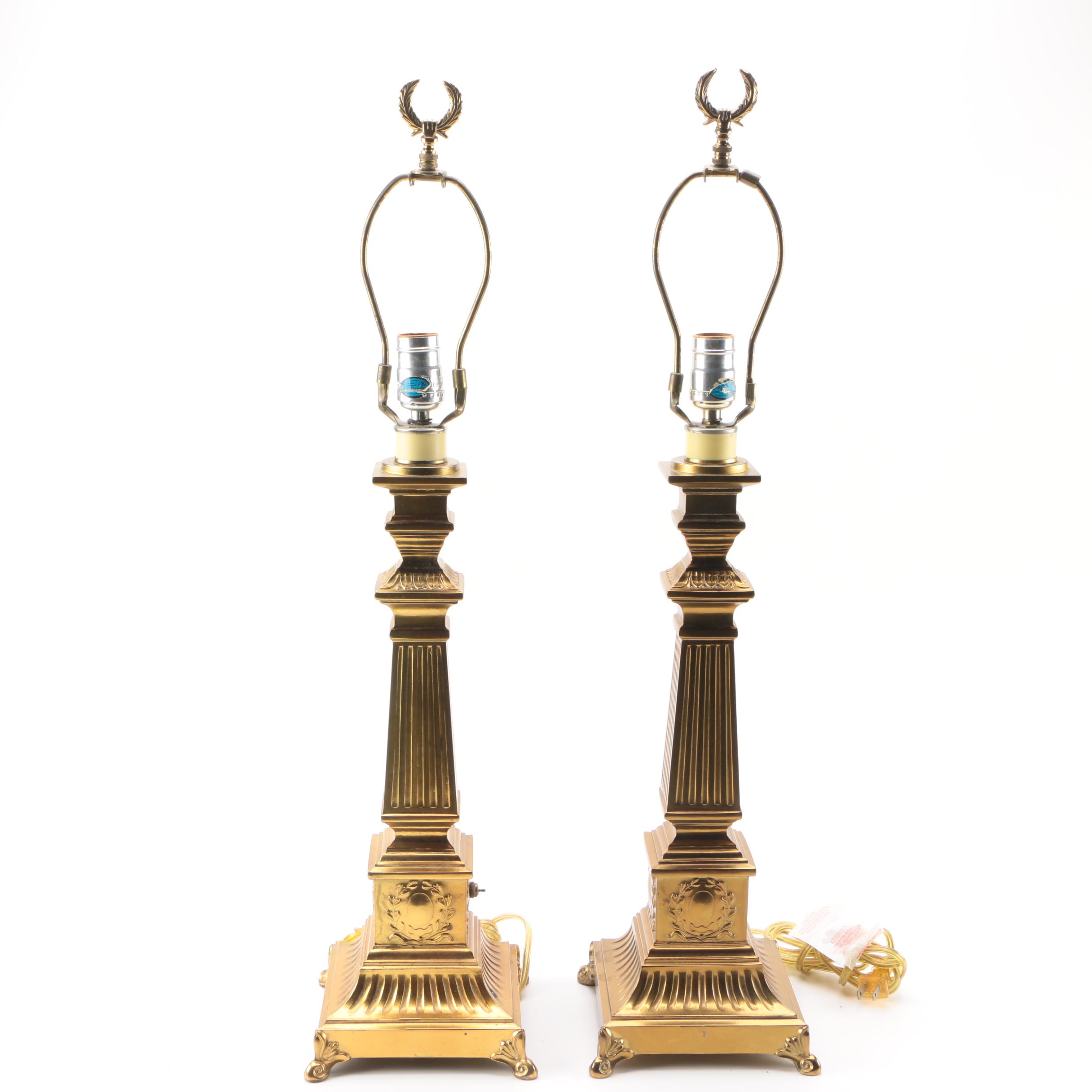Pair of Vintage Neoclassical Table Lamps