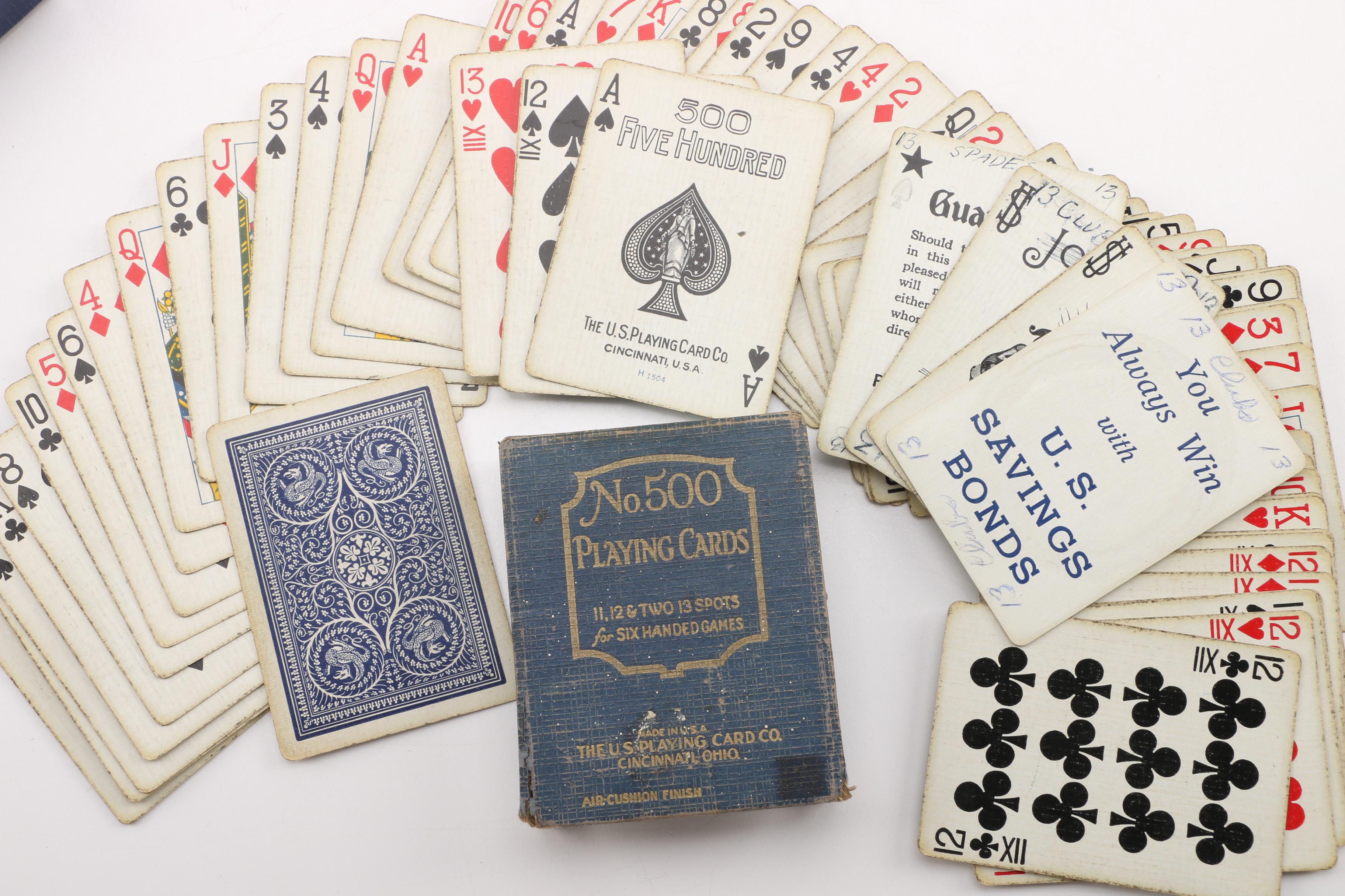American, English, French, and German Playing Cards