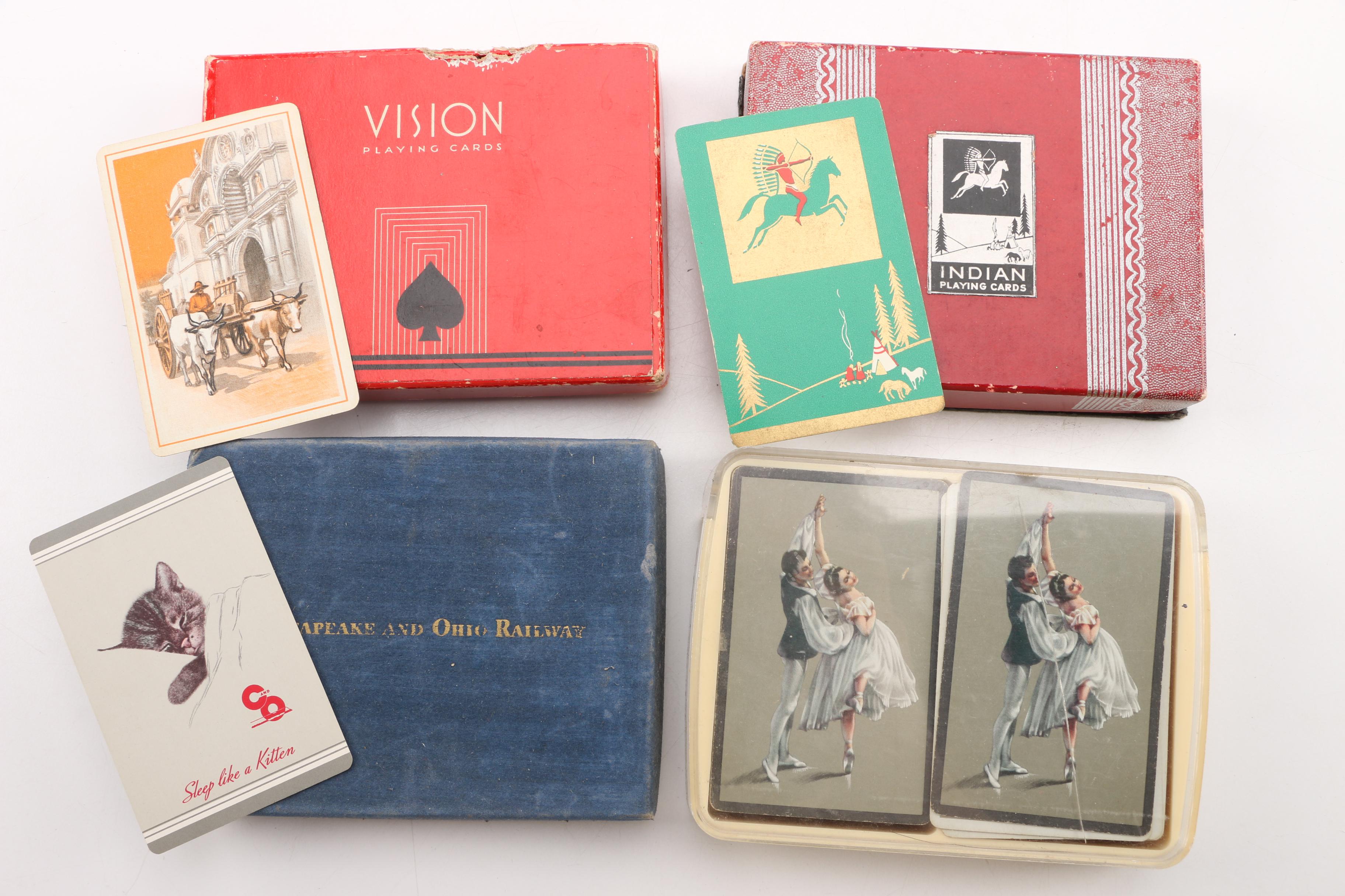 American, English, French, and German Playing Cards