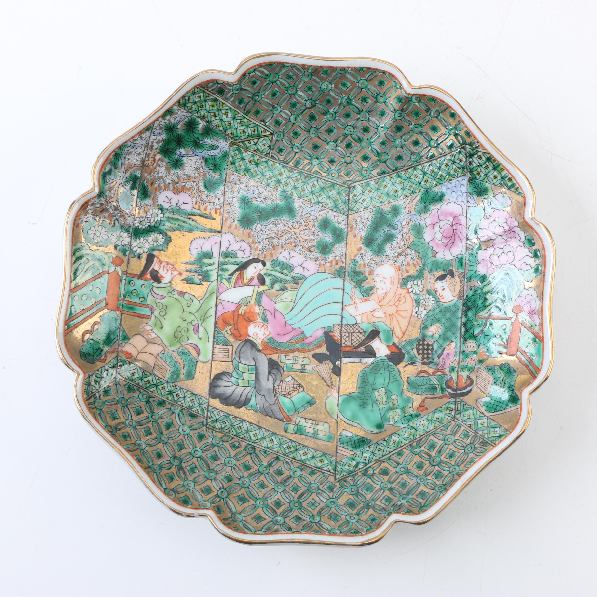 "The Tale of Genji" Limited Edition Bowl and Other Plates