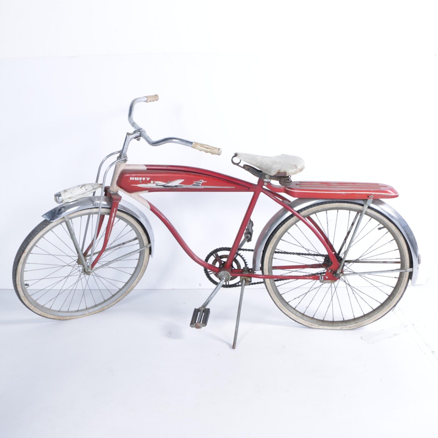 Vintage Huffy Silver Jet Bicycle