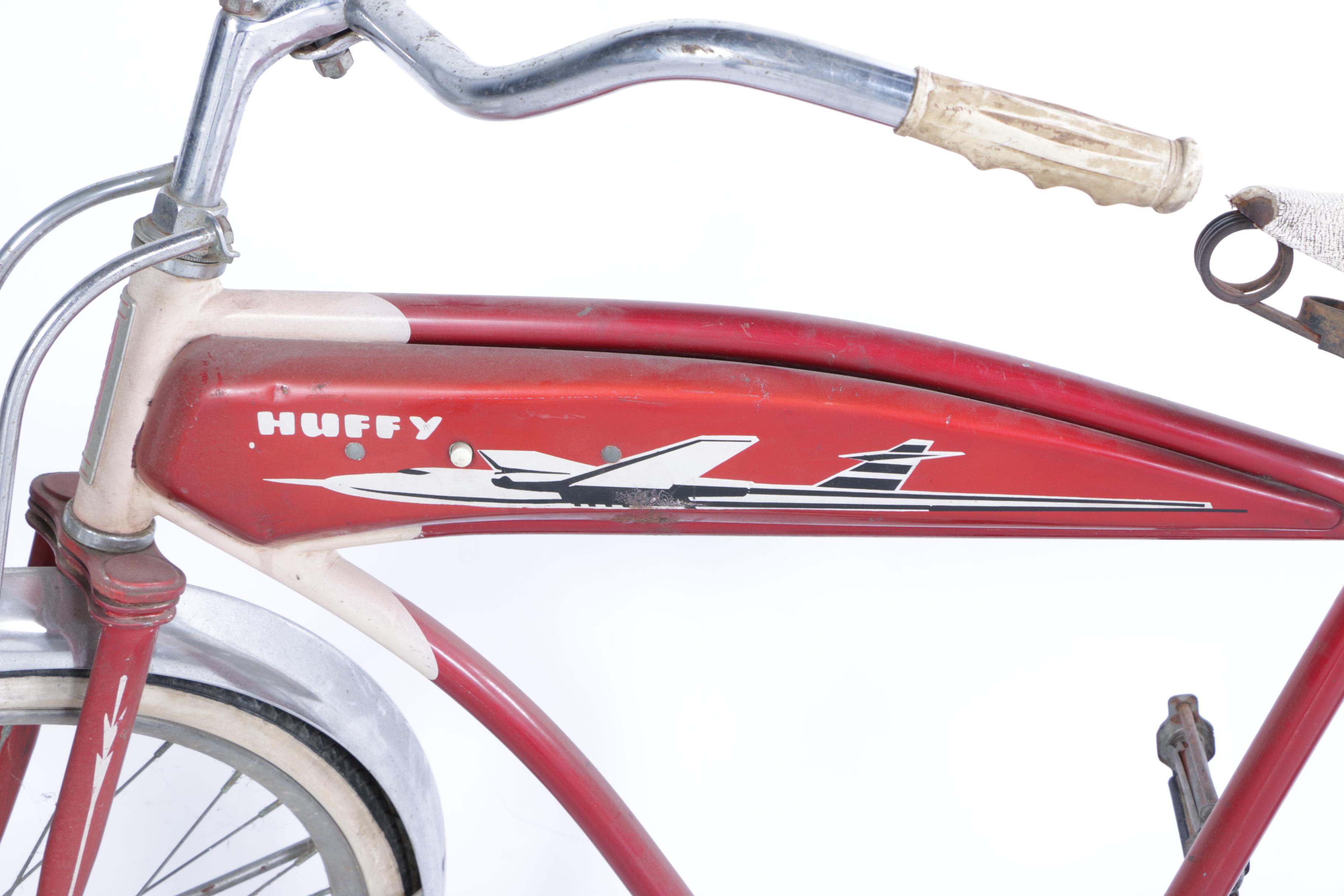 Vintage Huffy Silver Jet Bicycle