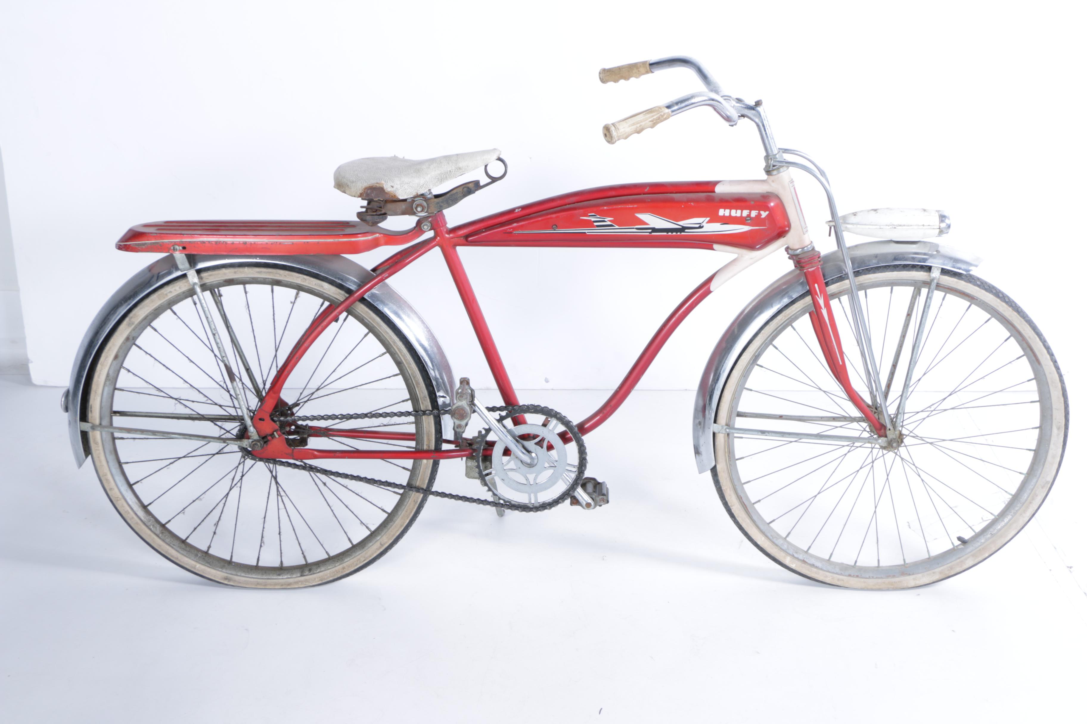 Vintage Huffy Silver Jet Bicycle