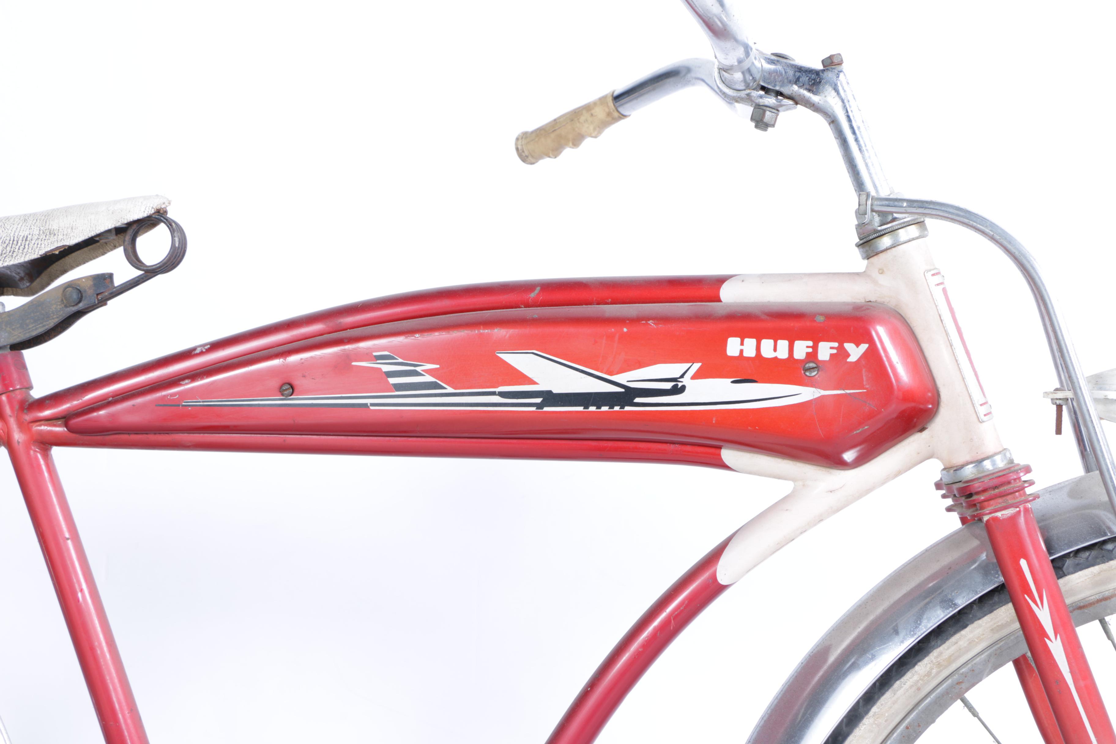 Vintage Huffy Silver Jet Bicycle