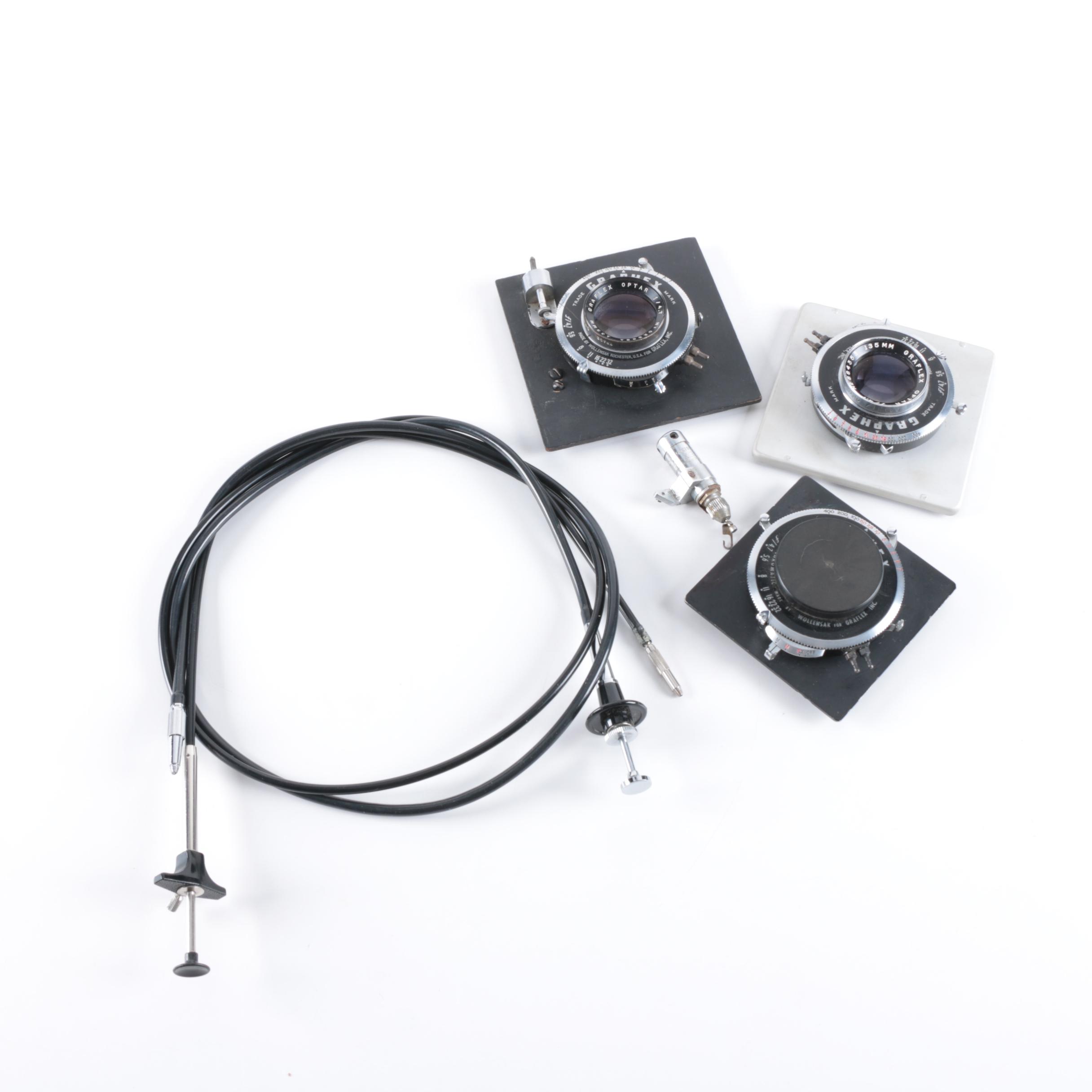 Vintage Graflex Optar Large Format Photography Lenses