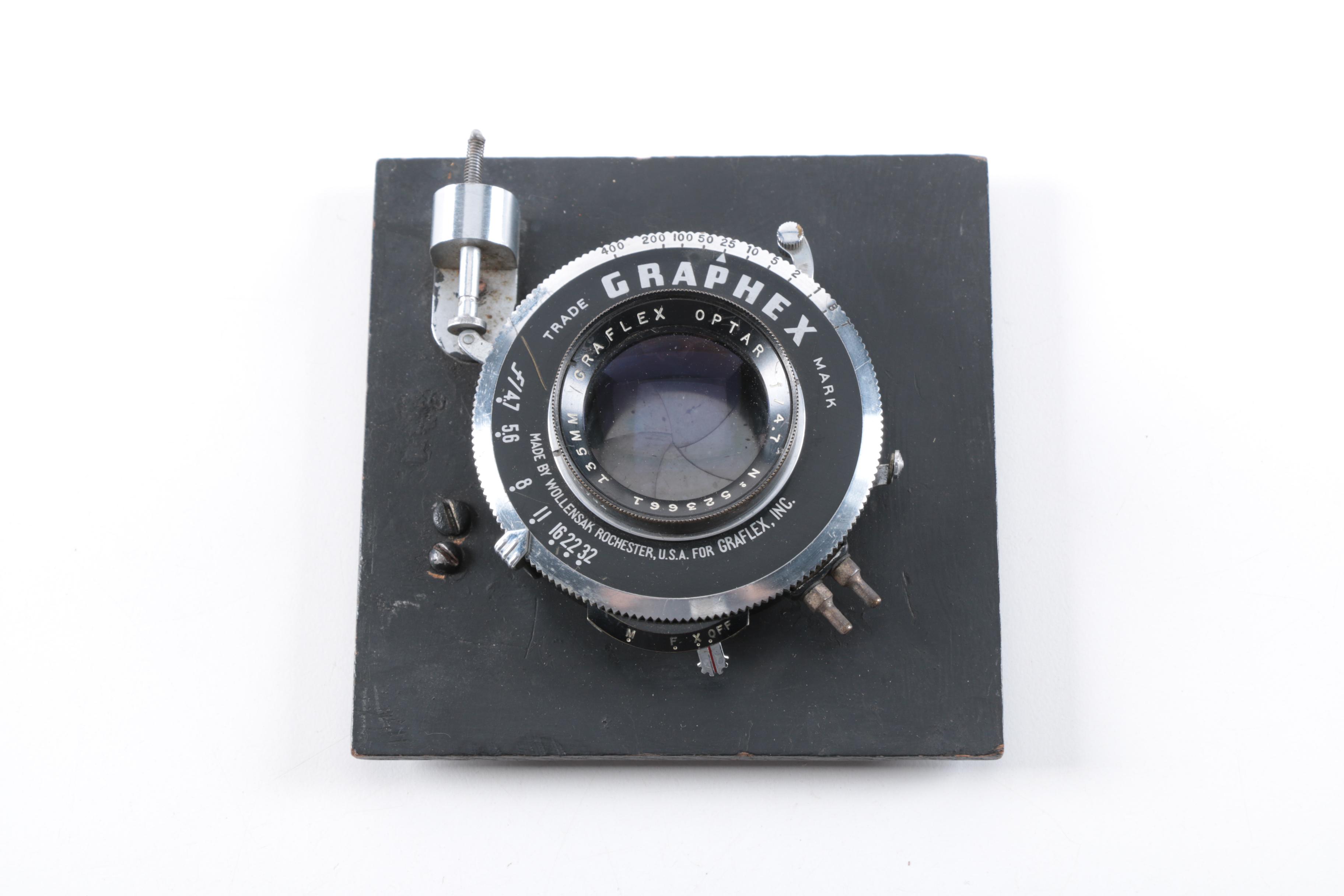 Vintage Graflex Optar Large Format Photography Lenses