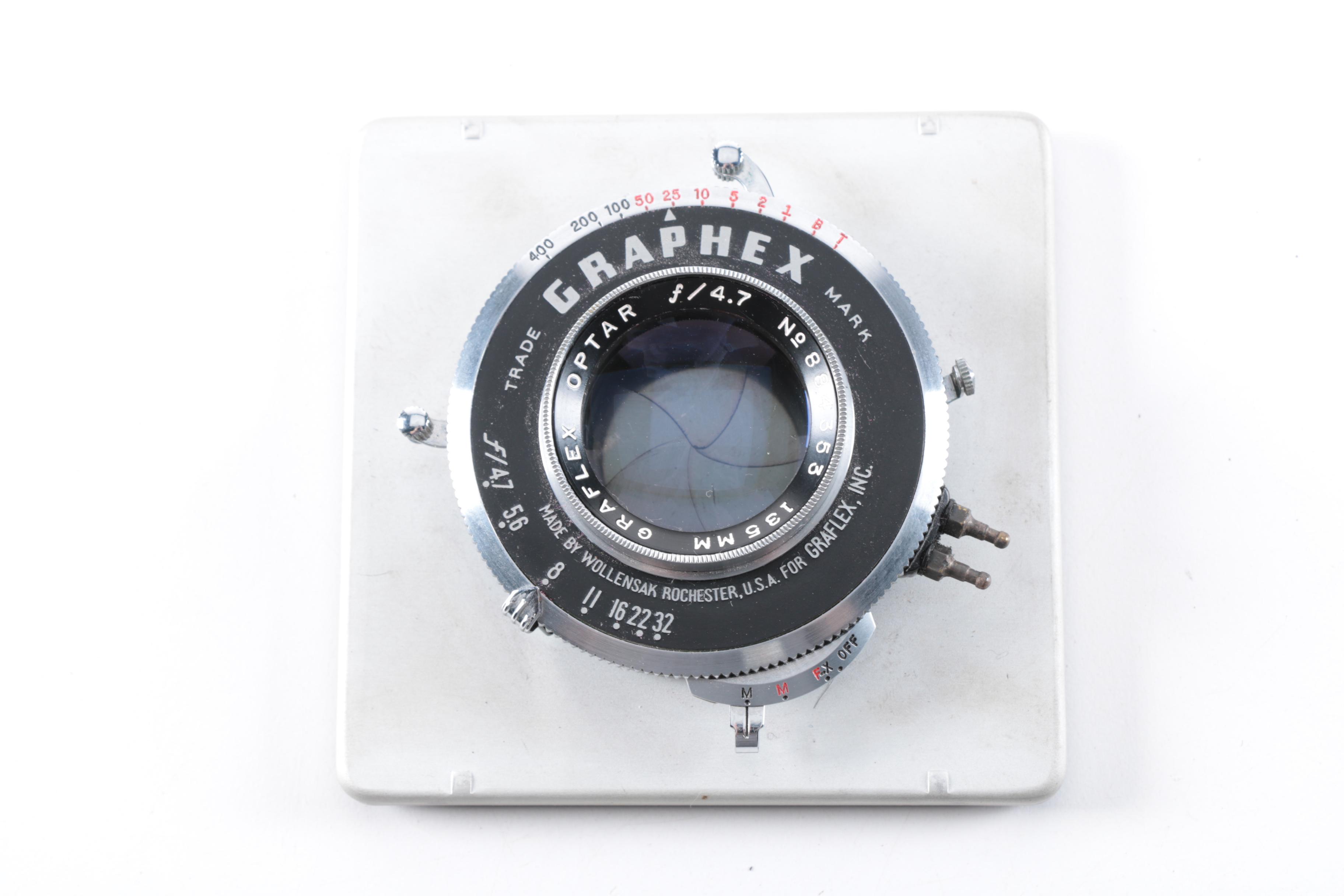 Vintage Graflex Optar Large Format Photography Lenses