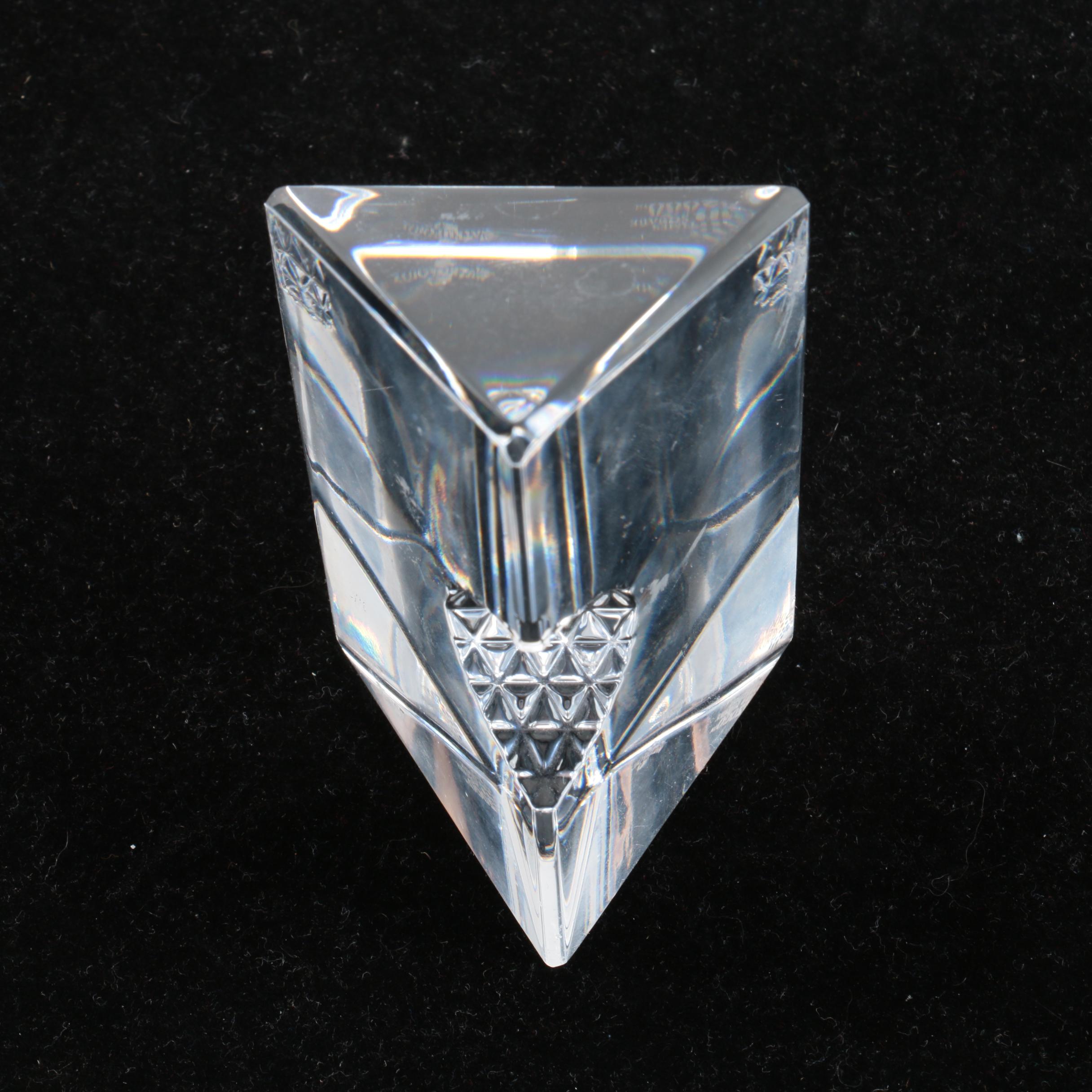 Waterford Crystal "Times Square 2000" Paperweight