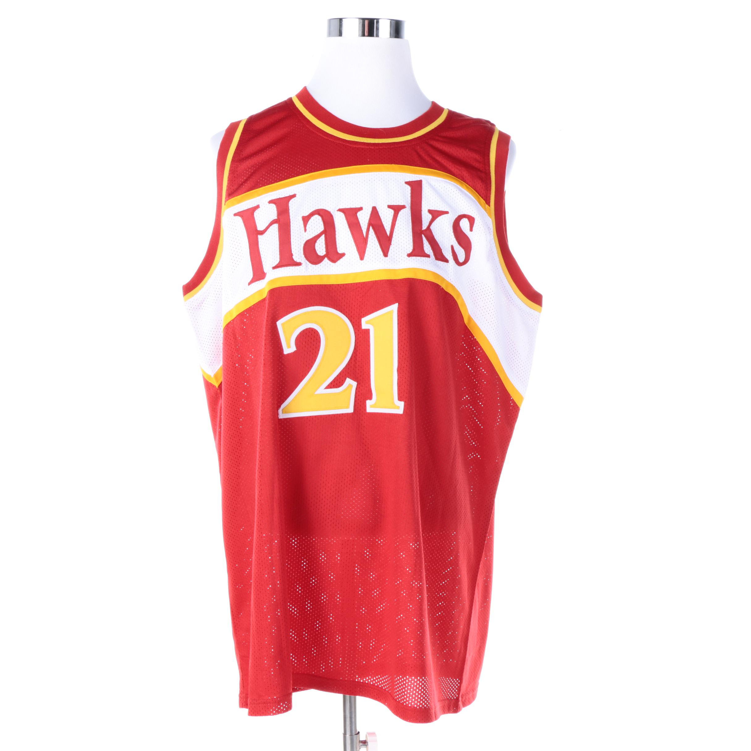 Dominique Wilkins Autographed Atlanta Hawks Jersey - JSA COA