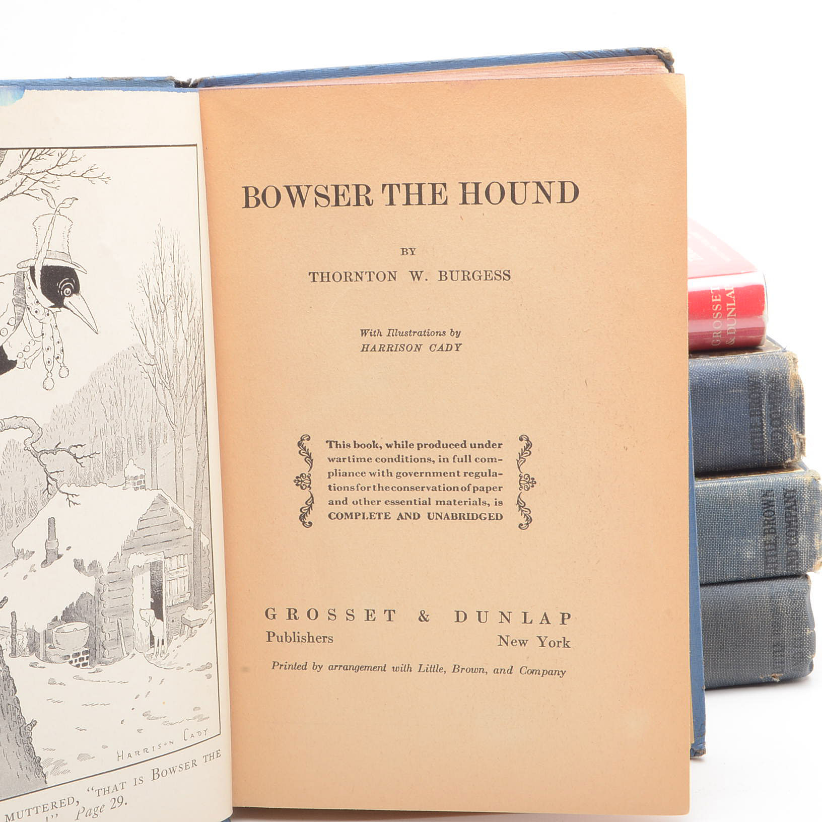 1920s Thornton W. Burgess First Edition Green Forest Series