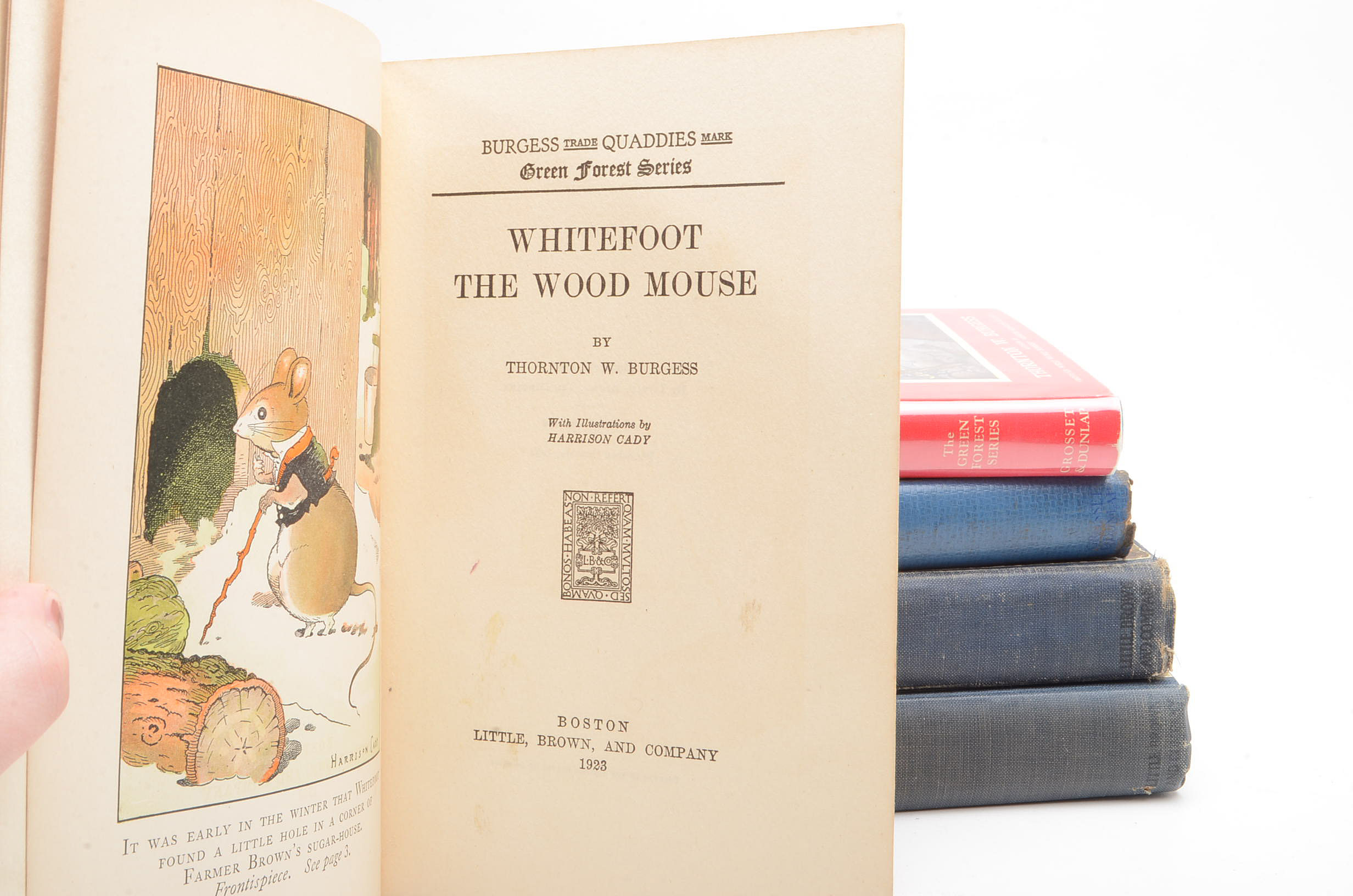 1920s Thornton W. Burgess First Edition Green Forest Series