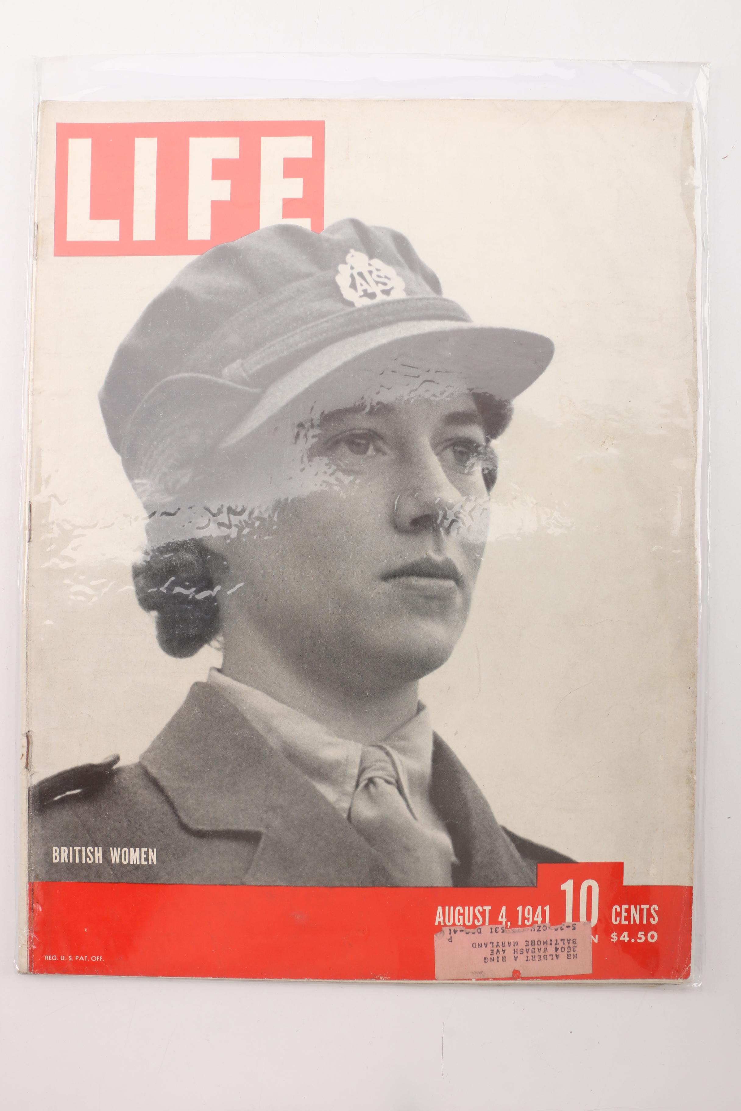 1940–1942 "Life" Magazines