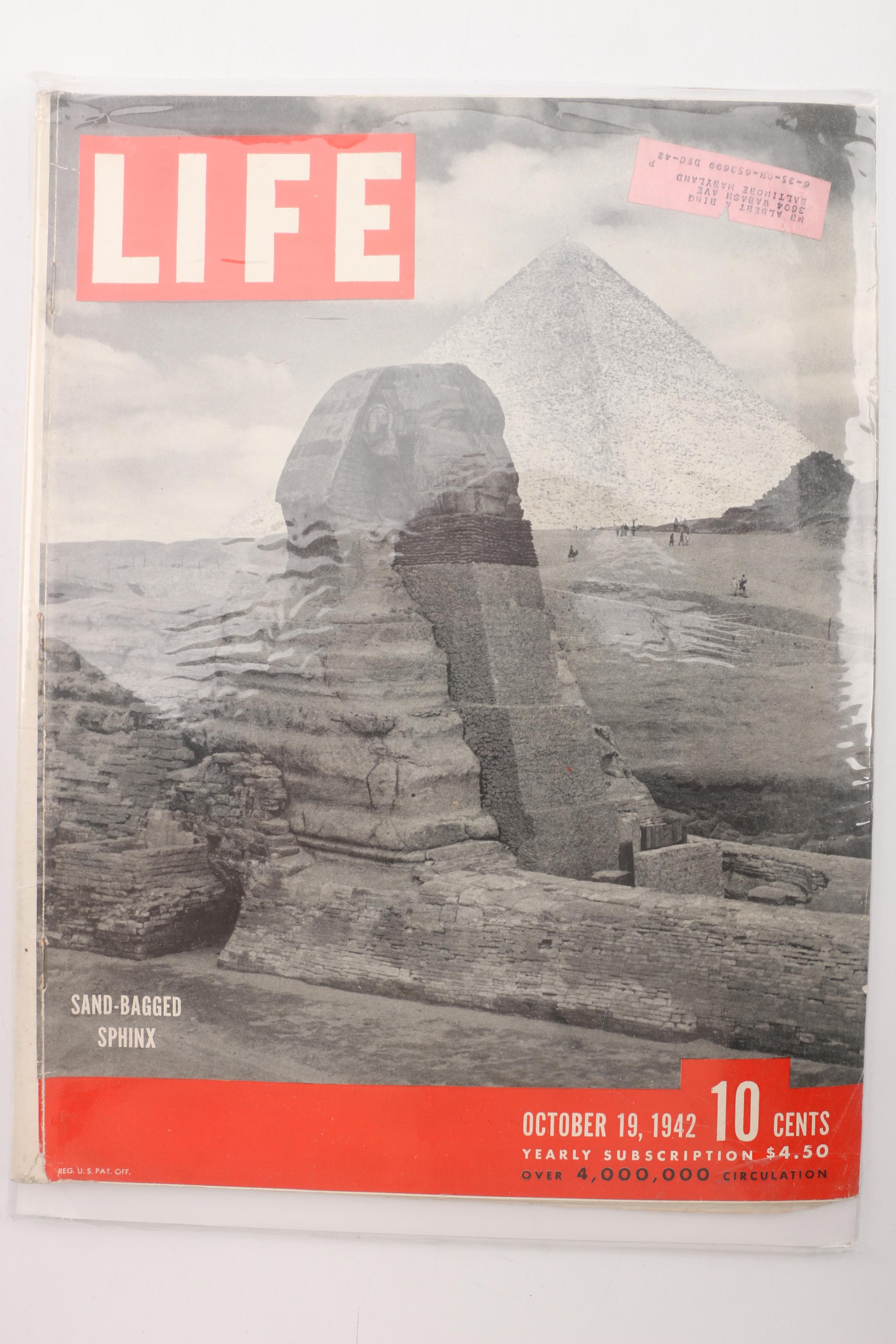 1940–1942 "Life" Magazines