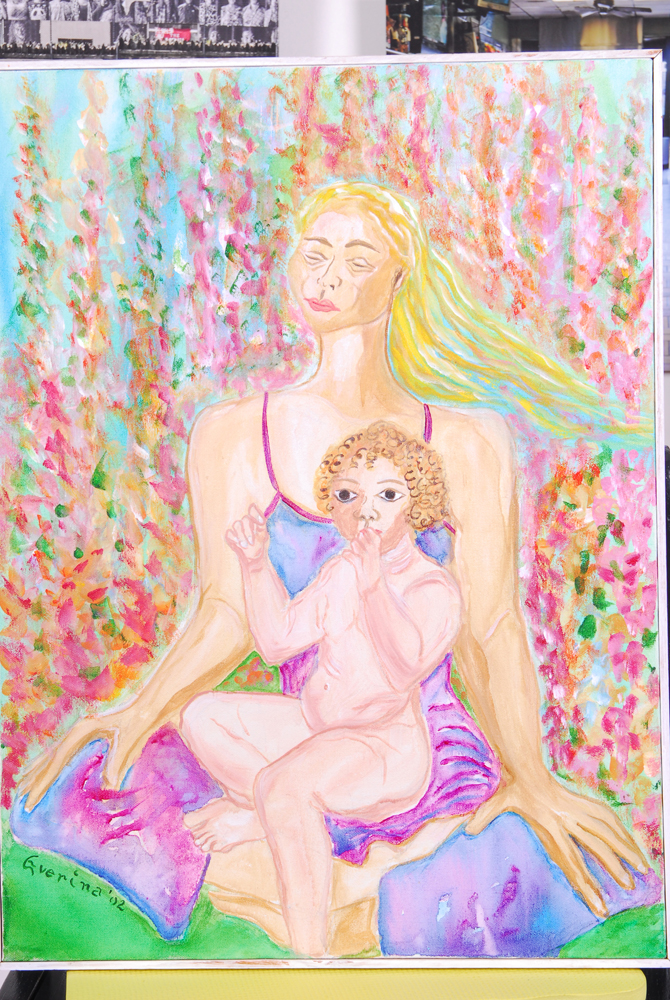 Everina Payne Acrylic Painting "Flower Child"