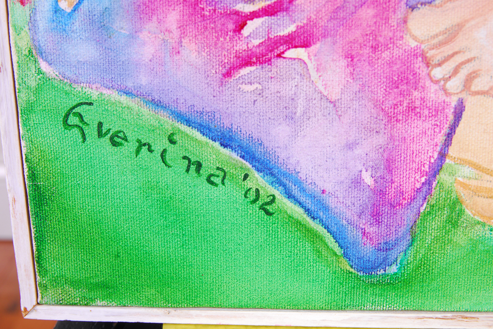 Everina Payne Acrylic Painting "Flower Child"