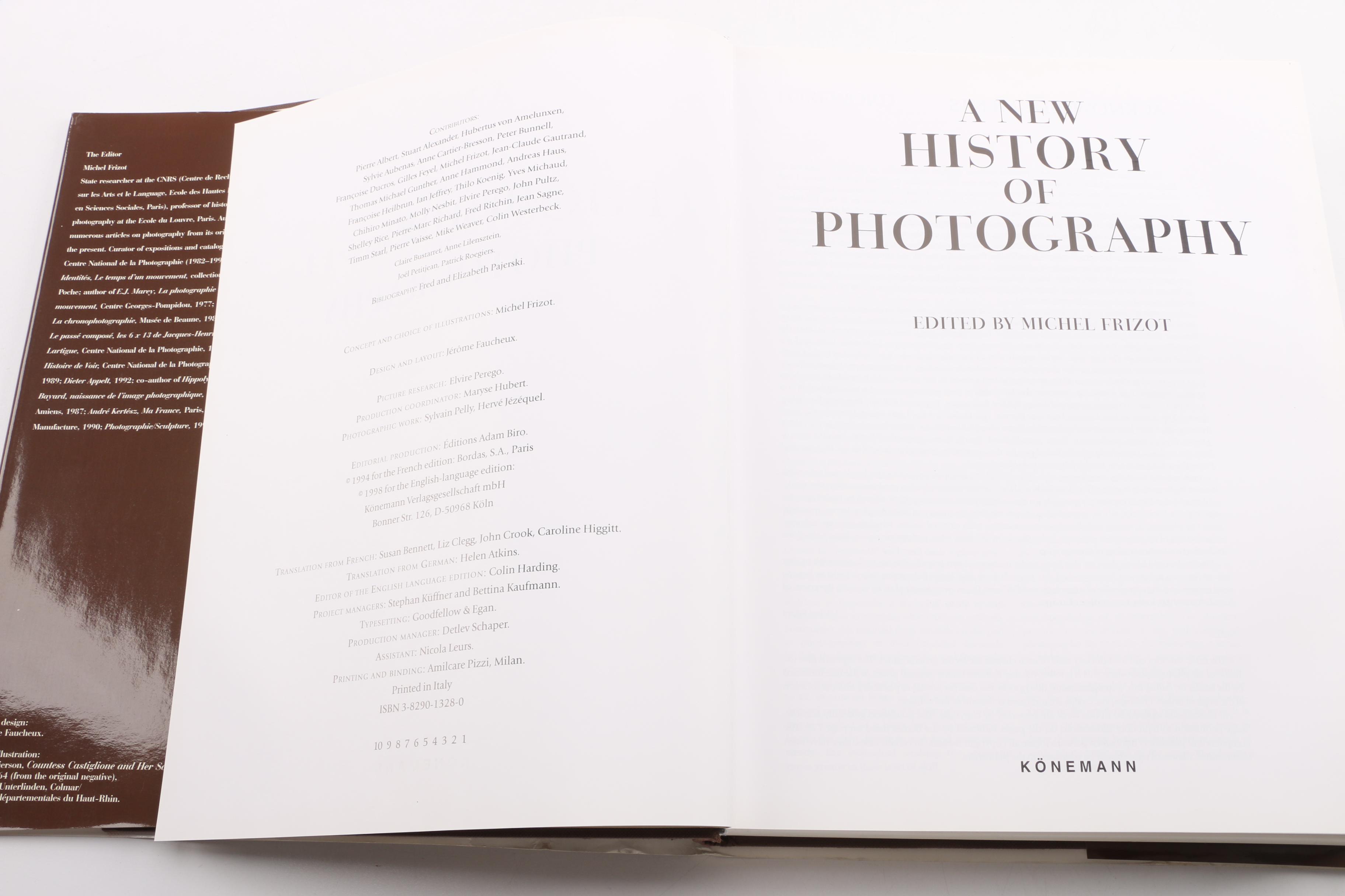 History of Photography Books Including Author-Signed Volumes