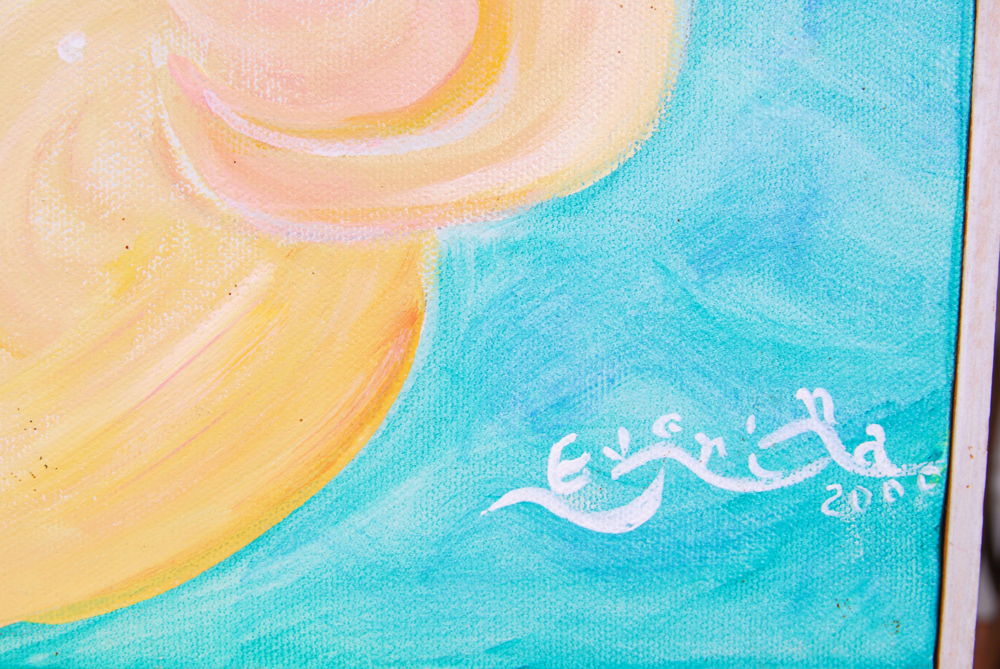 Everina Payne Abstract Painting "Play Ball"