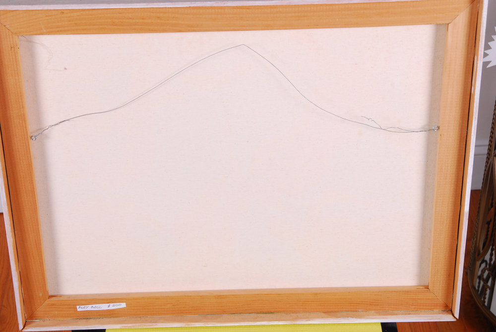 Everina Payne Abstract Painting "Play Ball"