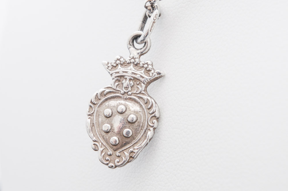 Sterling Silver Necklace with Medici Crest Pendant